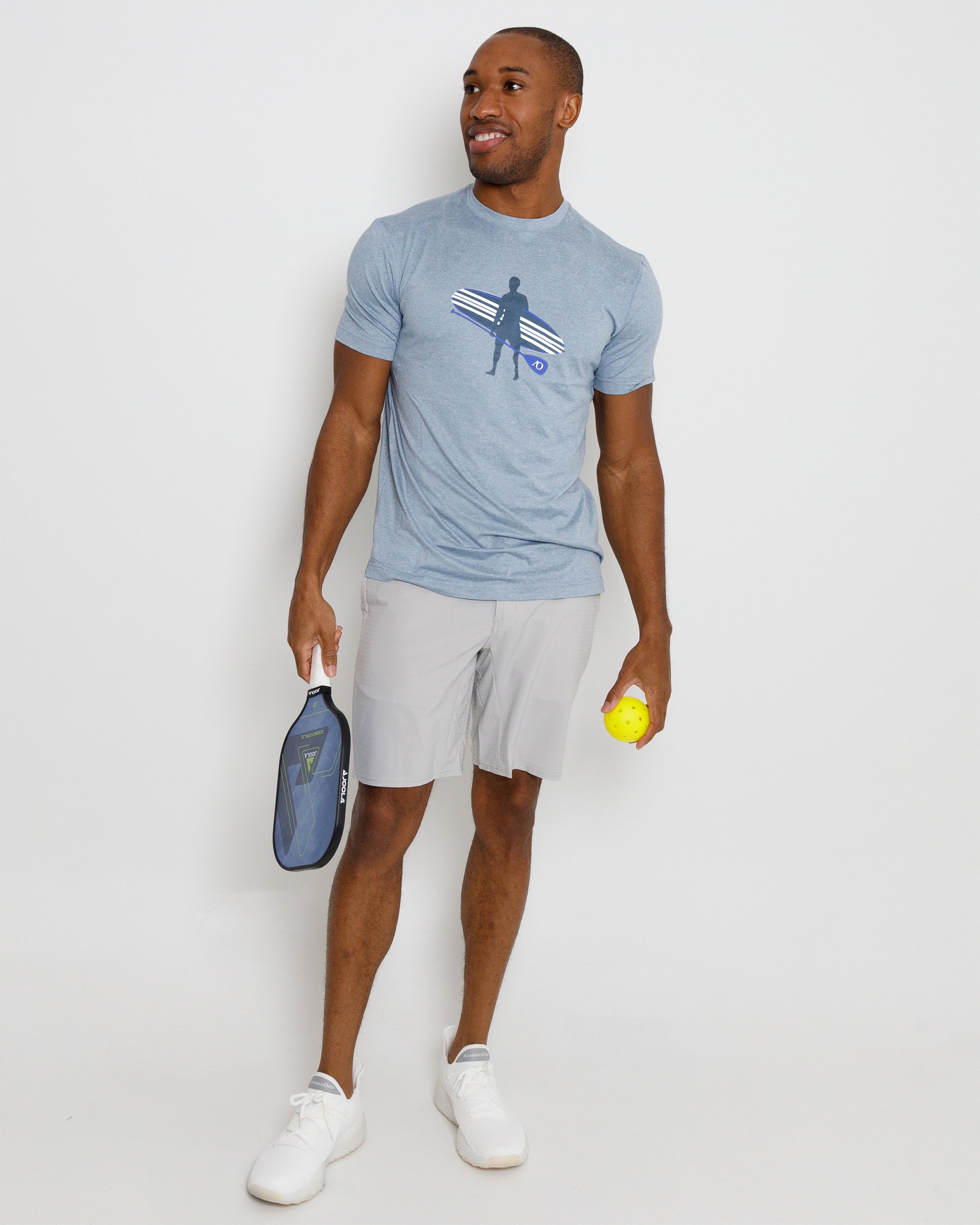 Butter T Cali Paddler - Blue Fog Heather