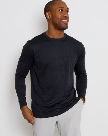 Butter T Long Sleeve - Black Heather