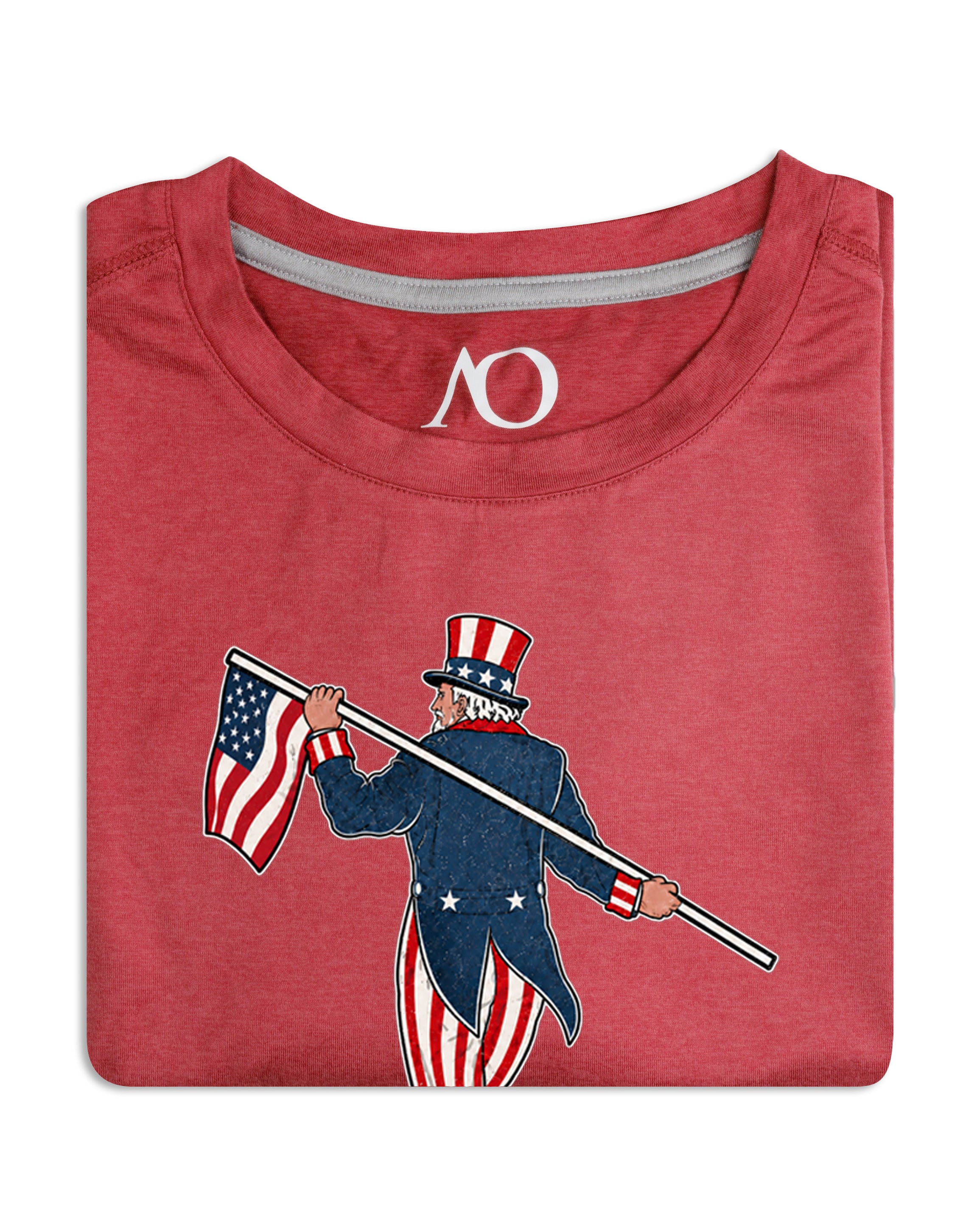 Butter T-Uncle Sam Looper-Earth Red Heather