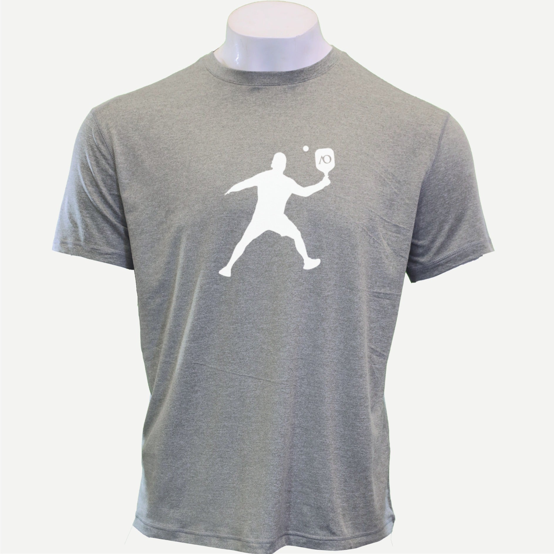 Butter T Pickleball Silhouette - Grey Heather