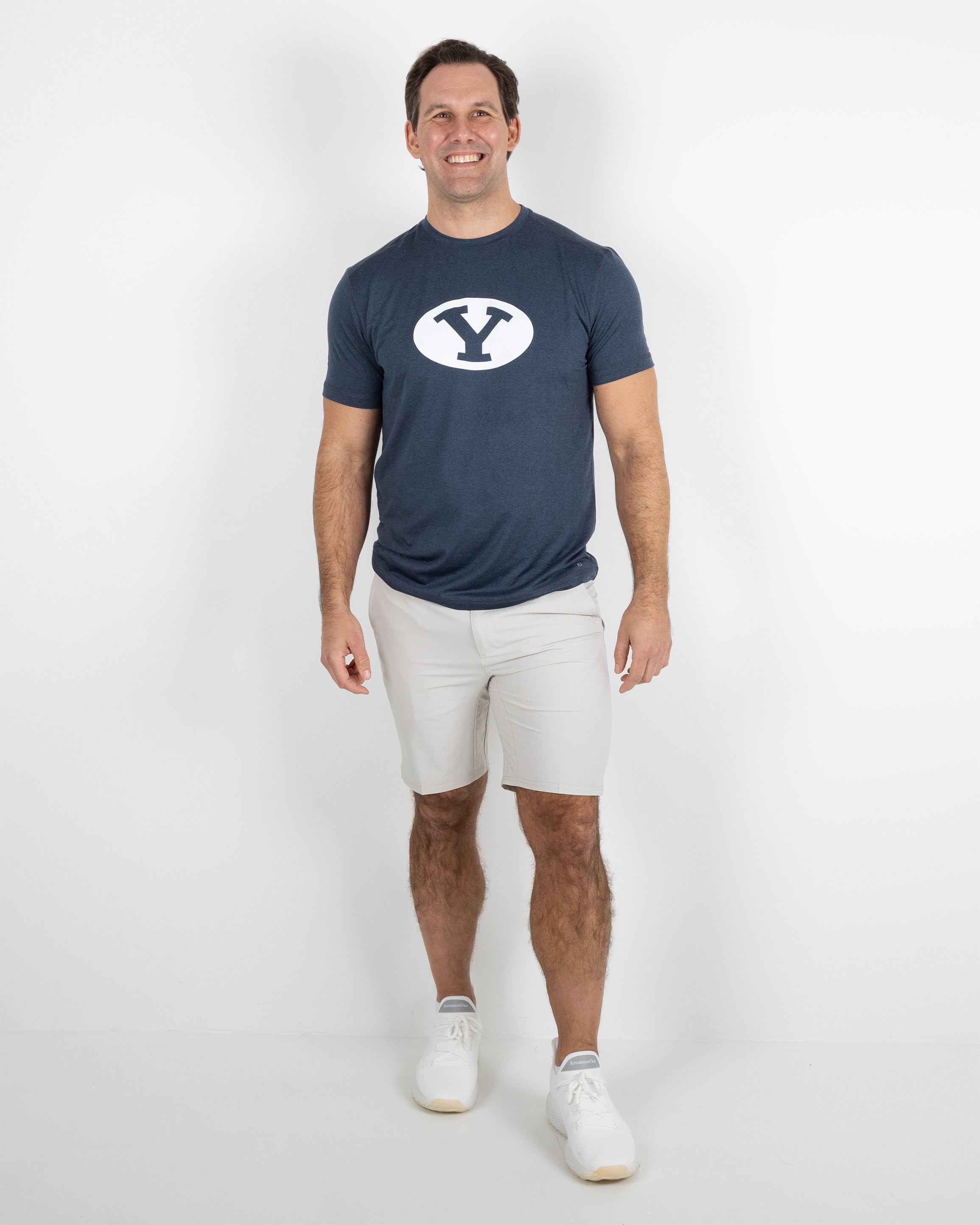 Butter T Oval Y - Navy Heather