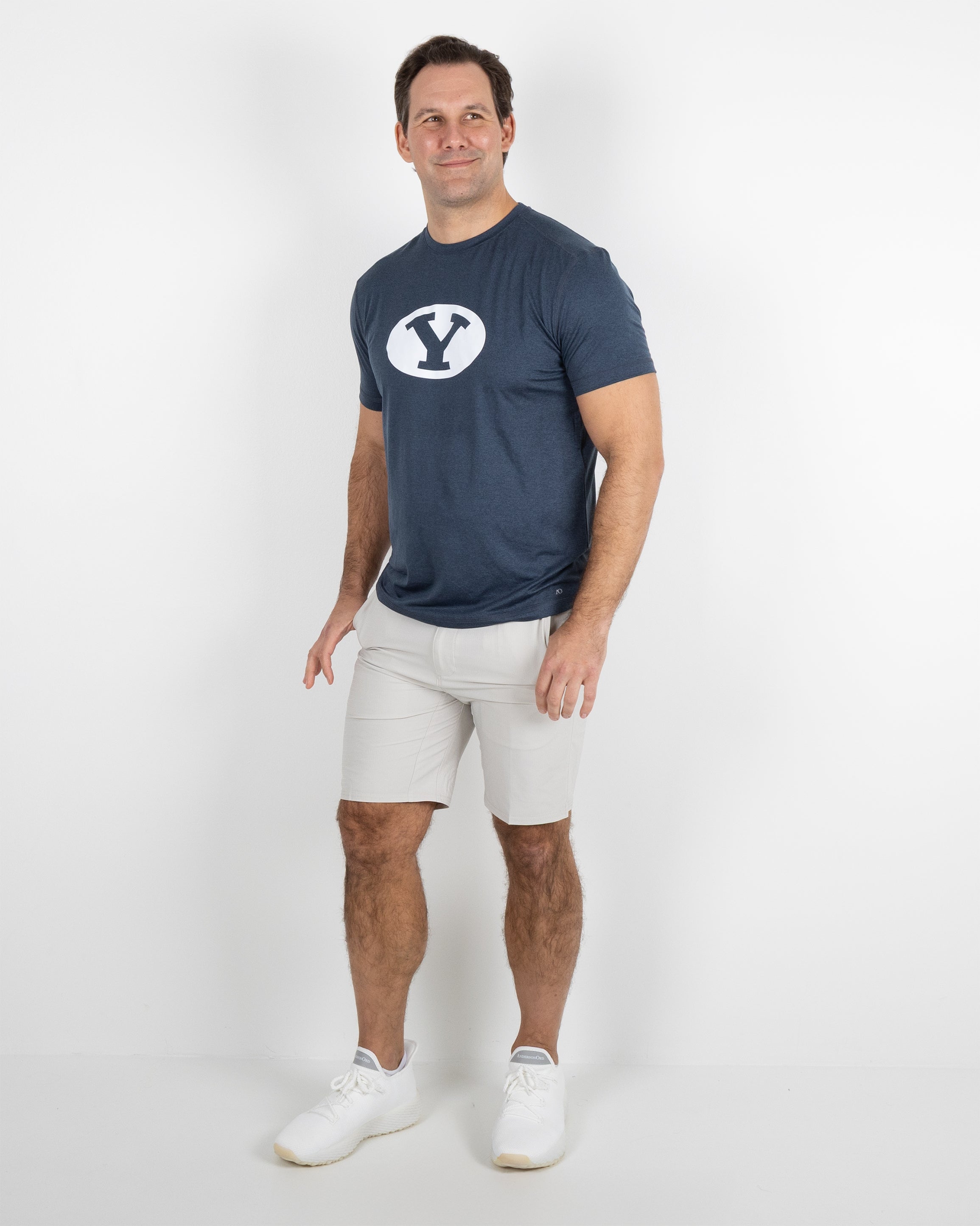 Butter T Oval Y - Navy Heather