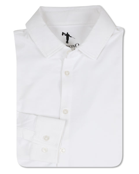 white christmas dresses White Spread Collar Dress Shirt main image 0