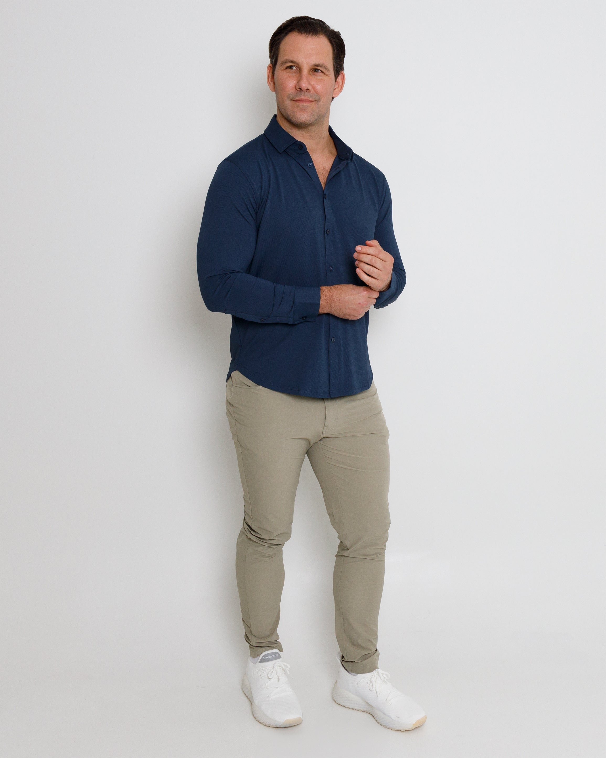 Button Down - Navy