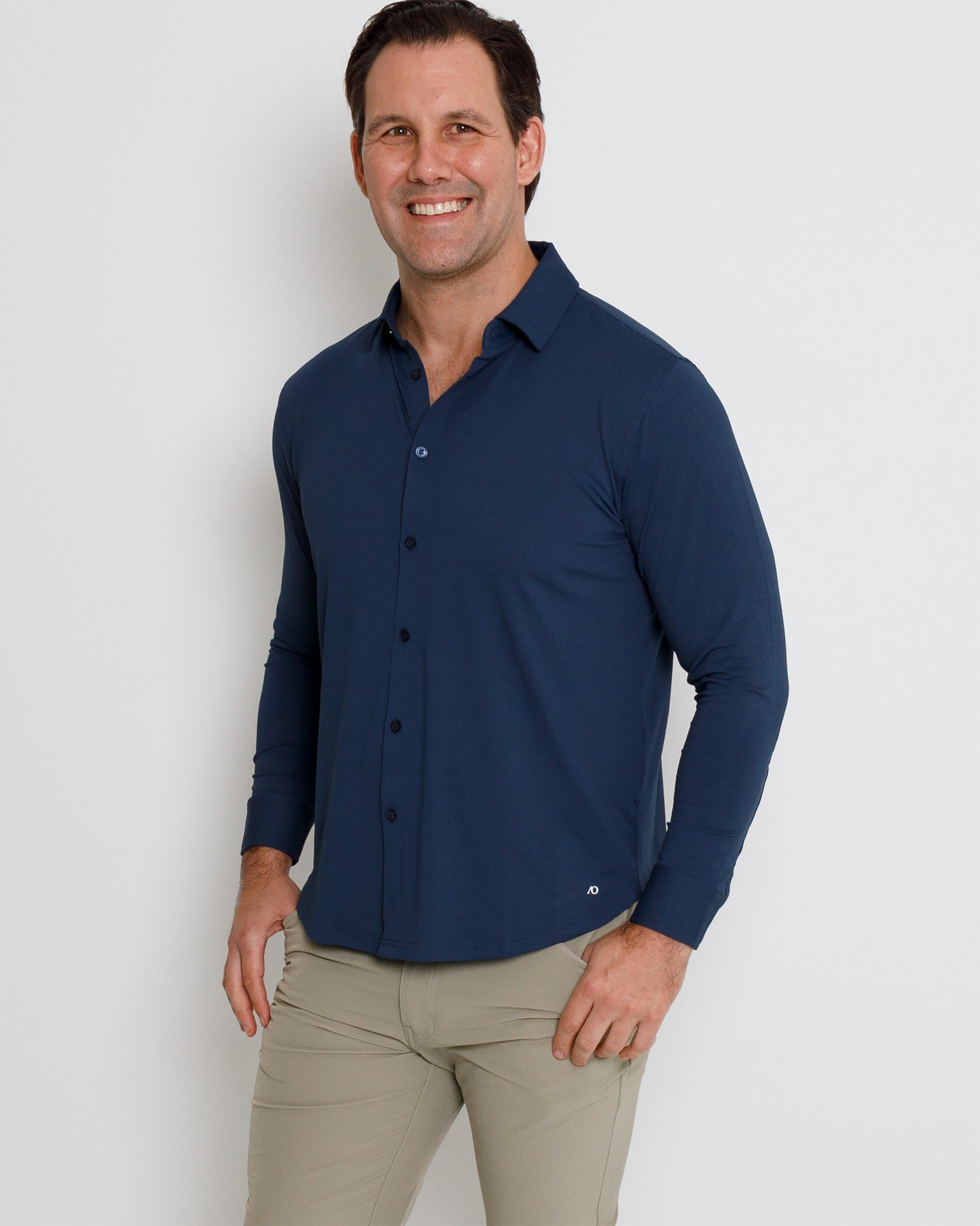 Button Down - Navy