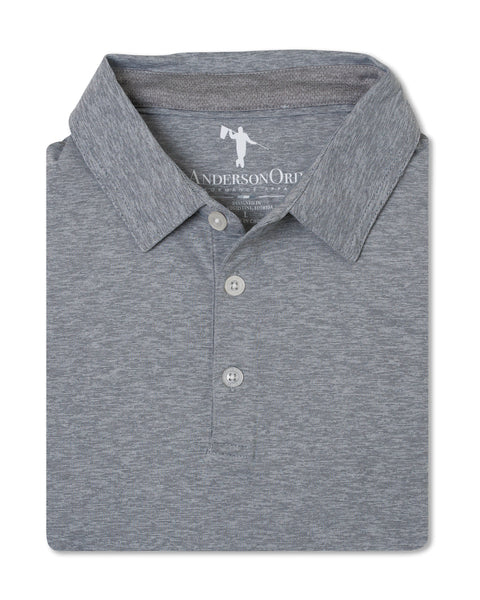 Competitor Polo - Black Heather – AndersonOrd Performance Apparel