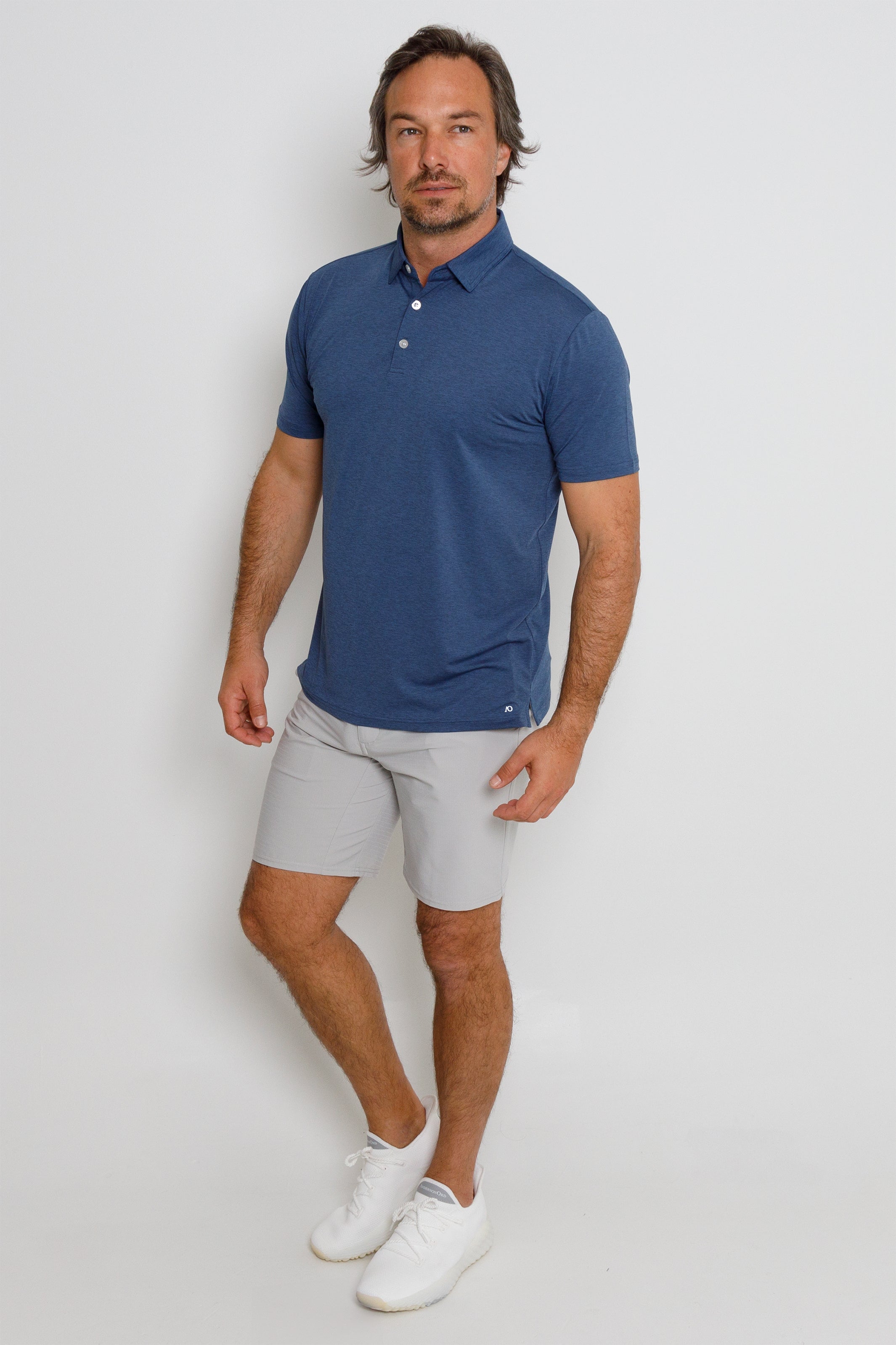 Competitor Polo - Dark Denim Heather