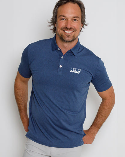 Competitor Polo KPMG - Dark Denim Heather