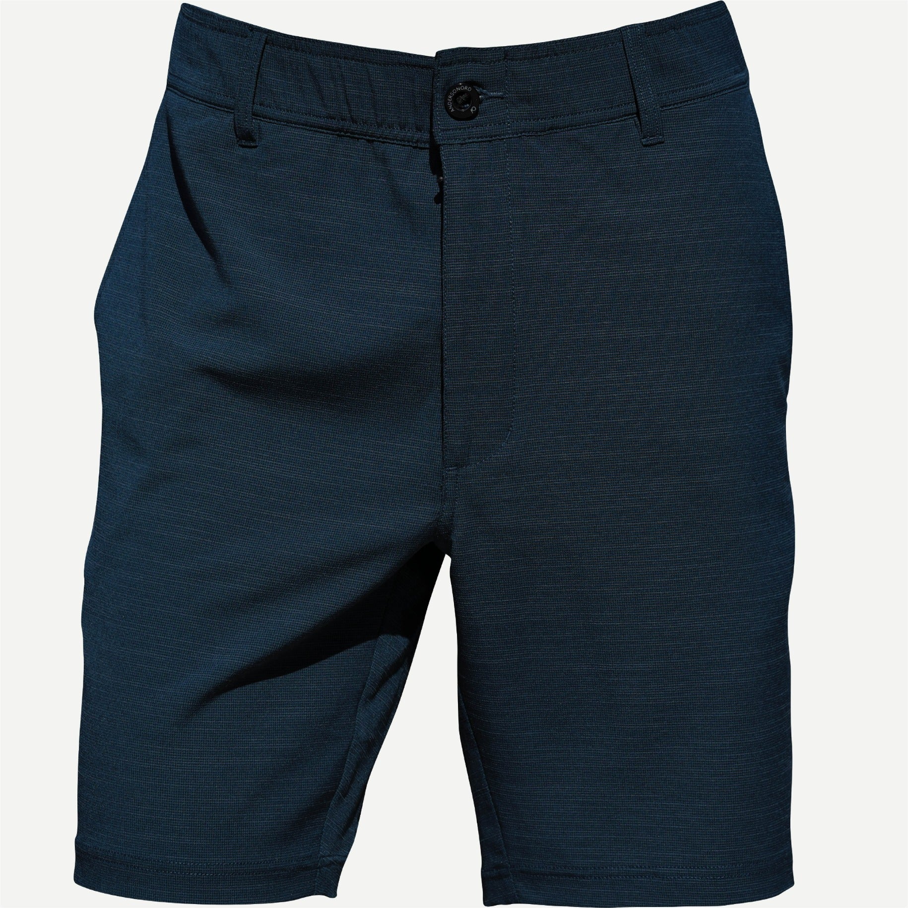 the best running shorts in navy on a blank background. made with lightweight breathable fabric for great performance.