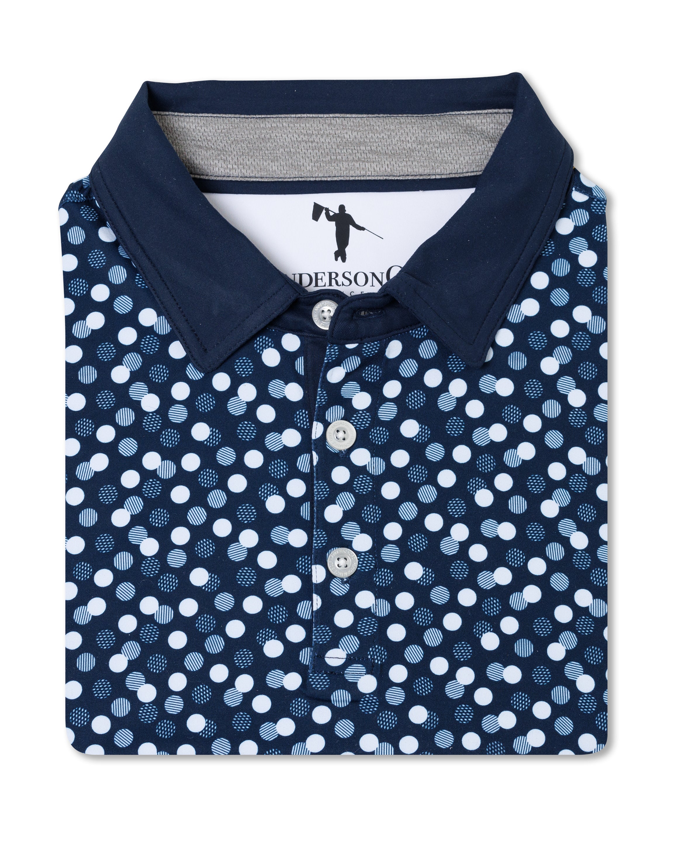 Cove Polo - Navy/White