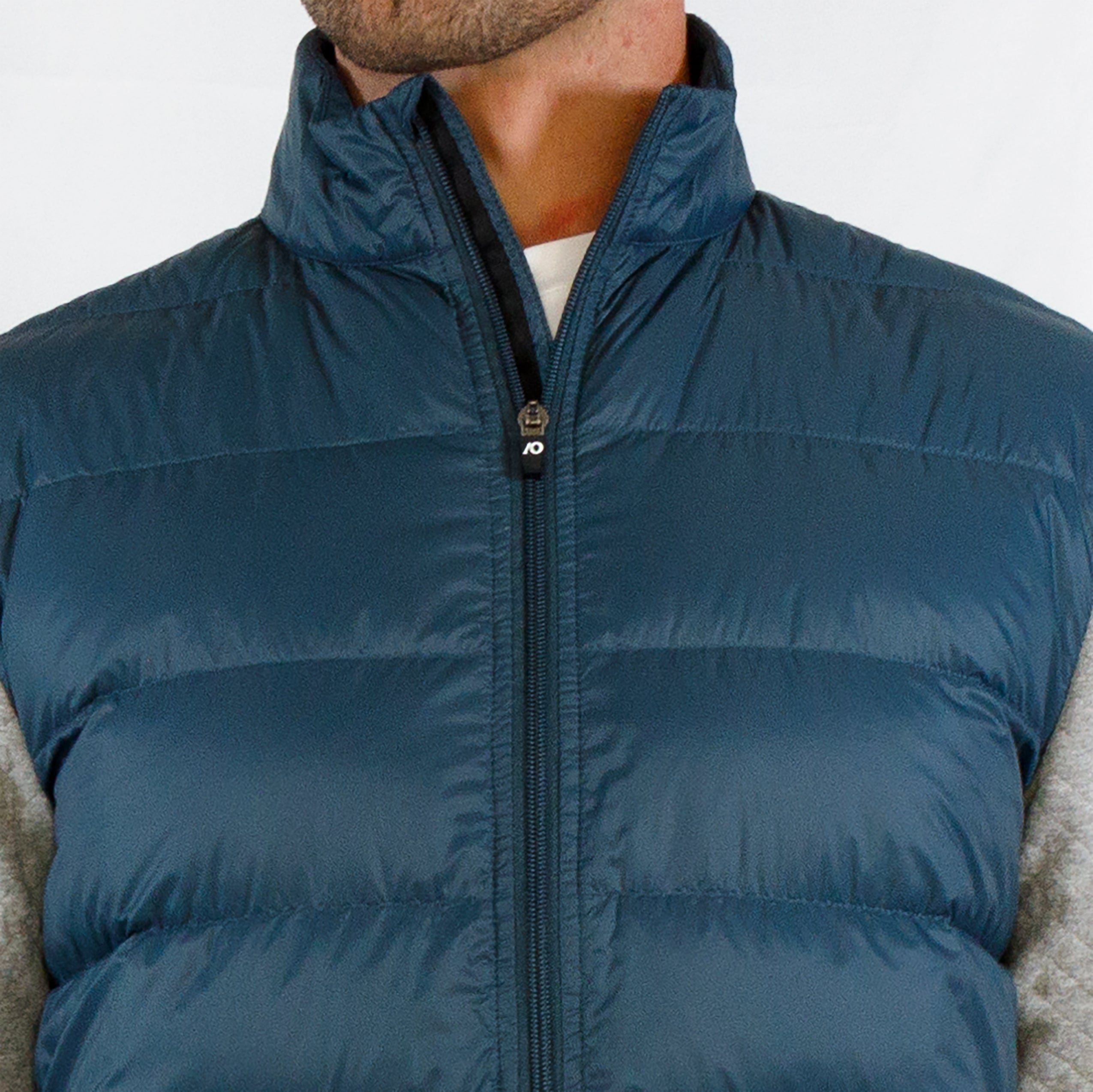 Down Jacket - Midnight Navy/Steel Heather