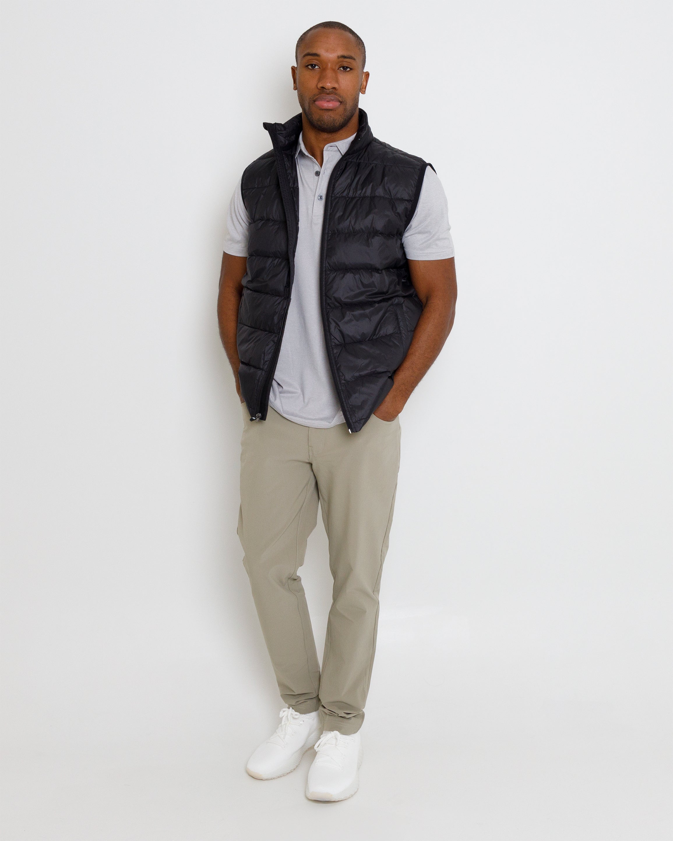 Down Vest - Black