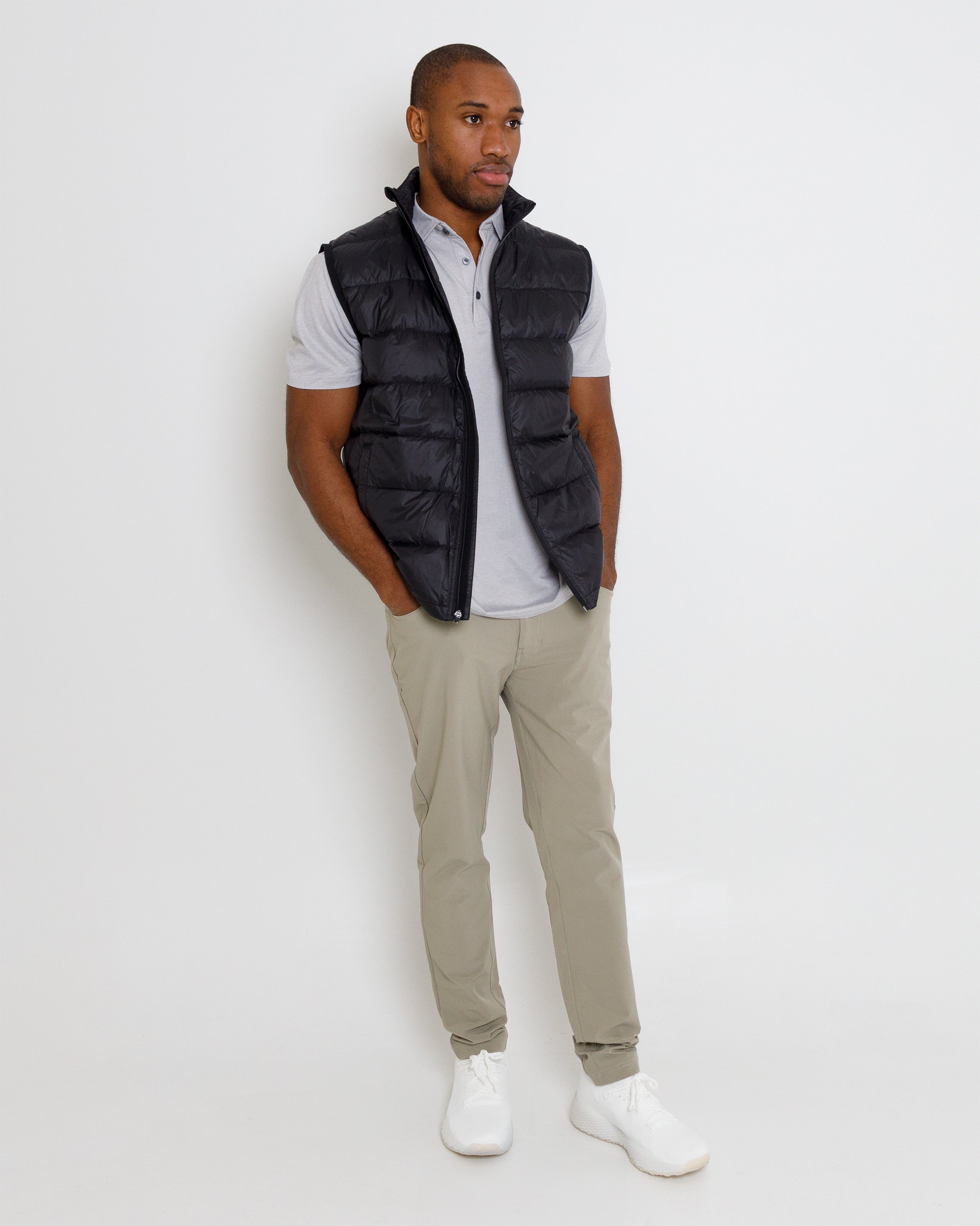 Down Vest - Black