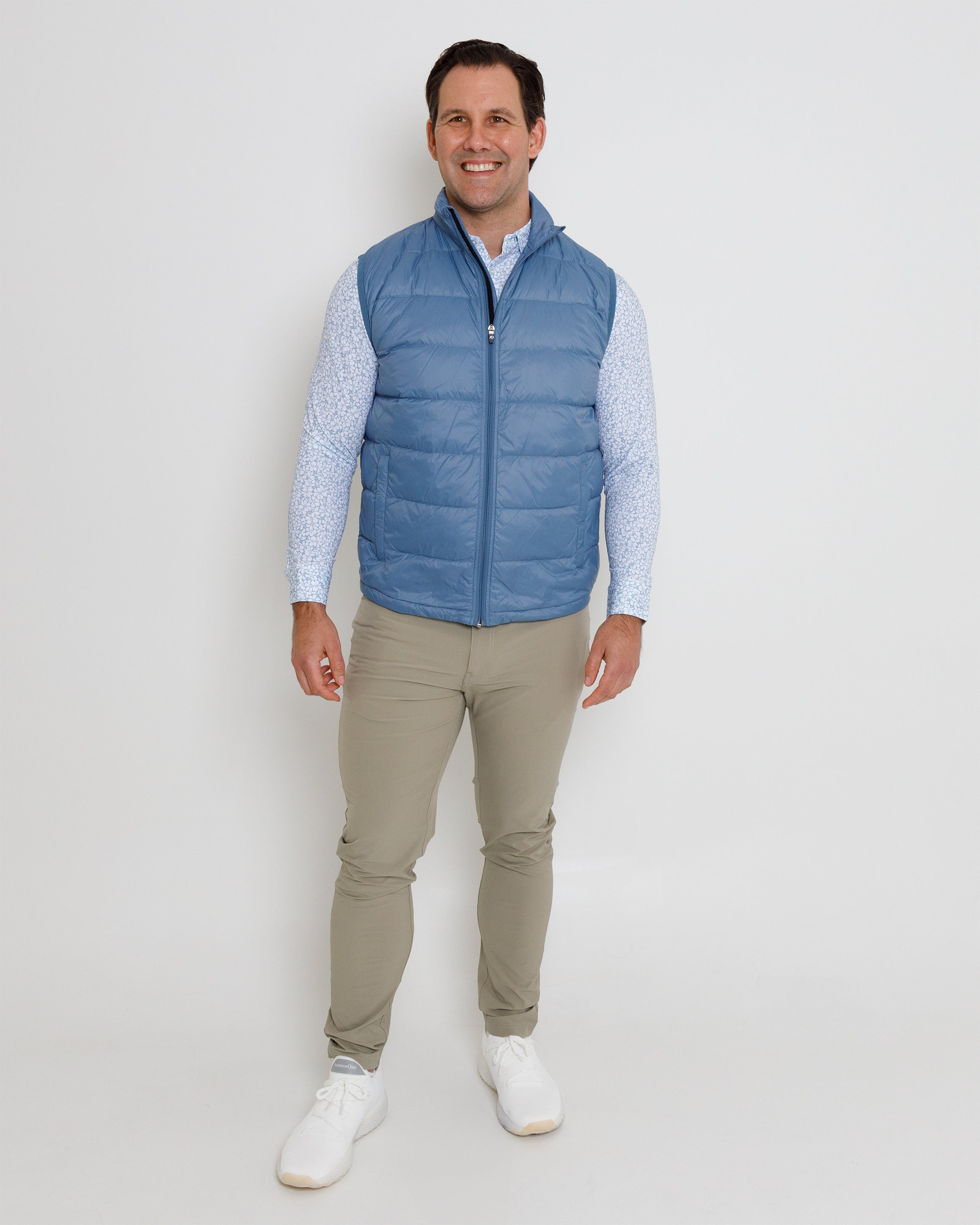 Down Vest - Laguna Blue