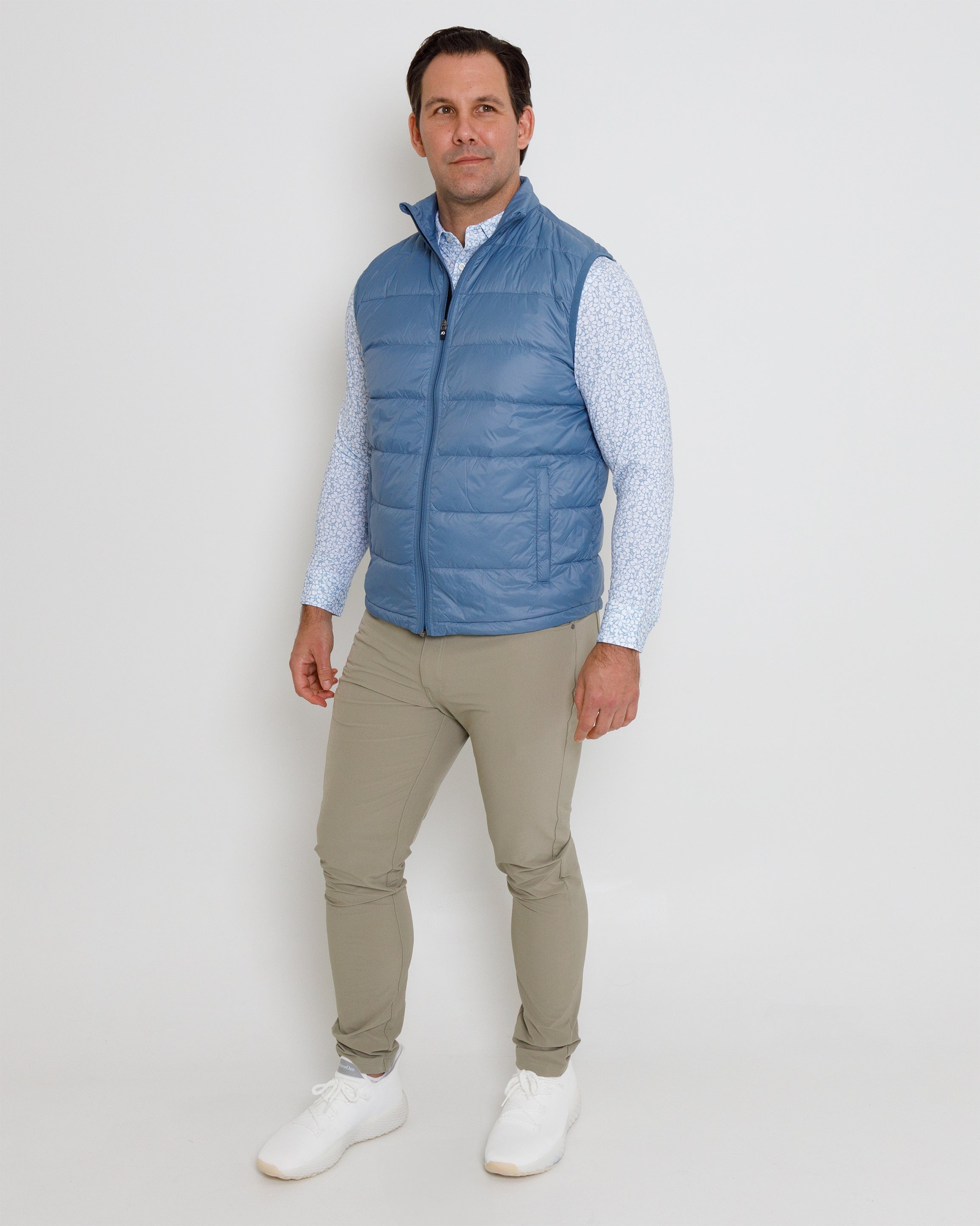 Down Vest - Laguna Blue