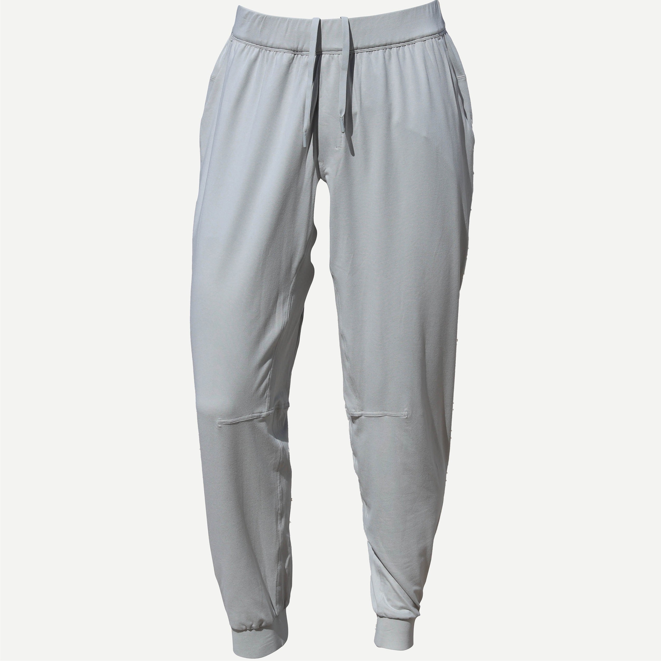 mens athletic joggers in White on a blank background. the perfect soft performance jogger made with breathable, lightweight fabric. White mens workout pants