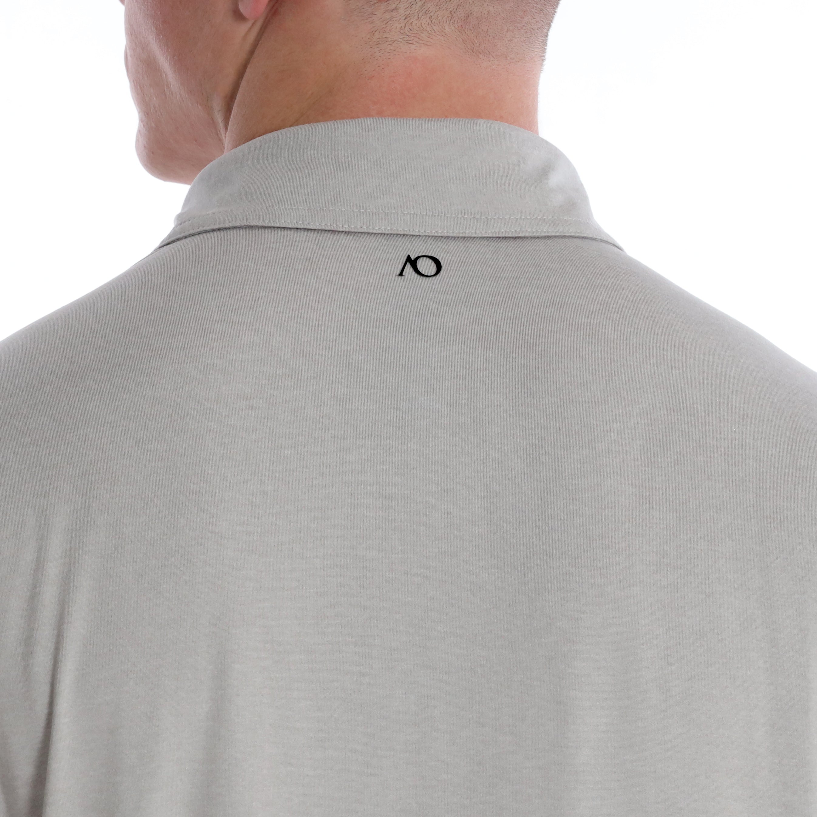 GAMER ICON POLO - PLATINUM HEATHER