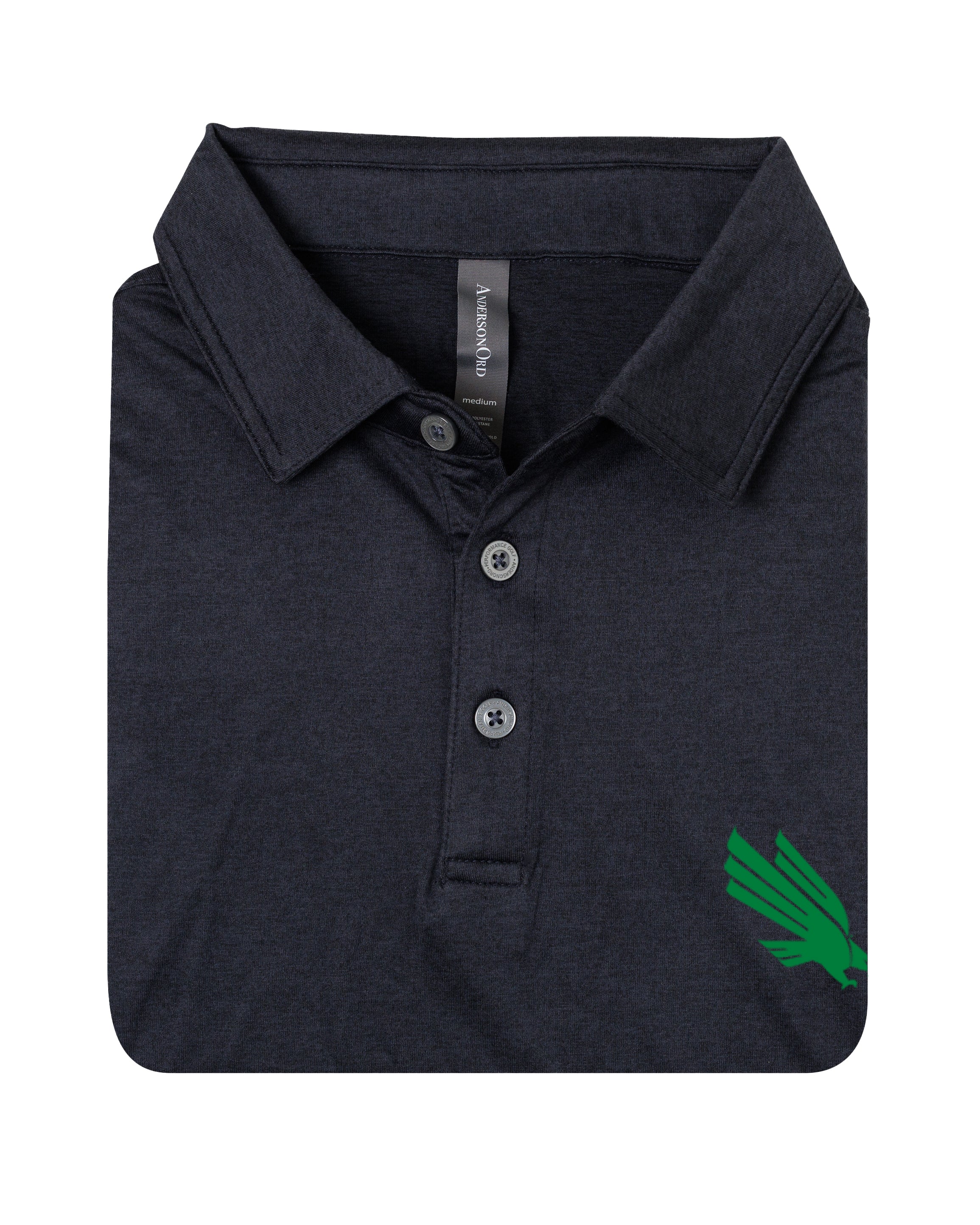 Gamer Polo North Texas - Black Heather