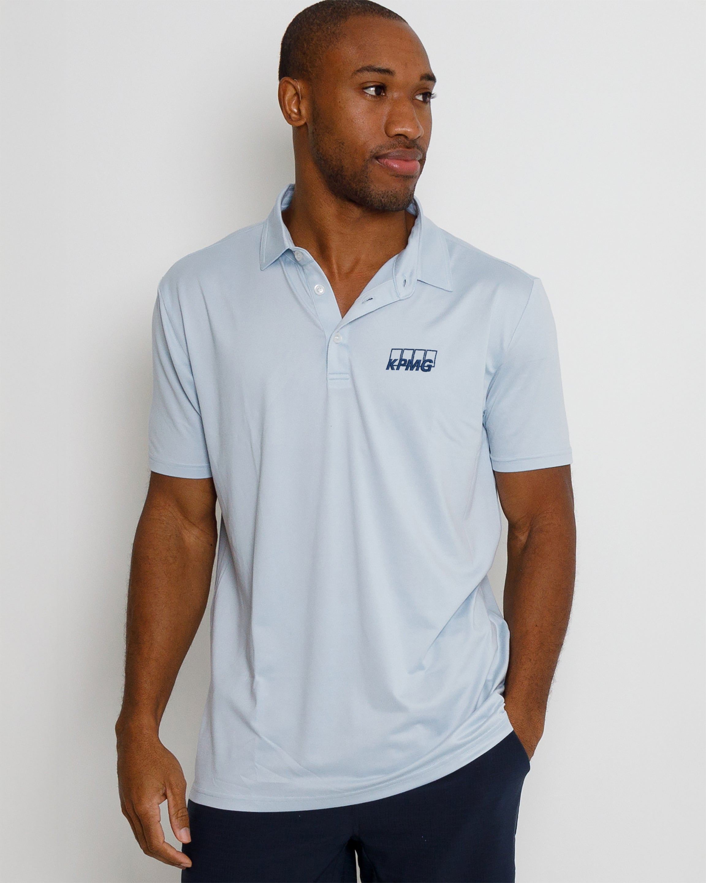 Gamer Polo KPMG - Niagara Mist Heather