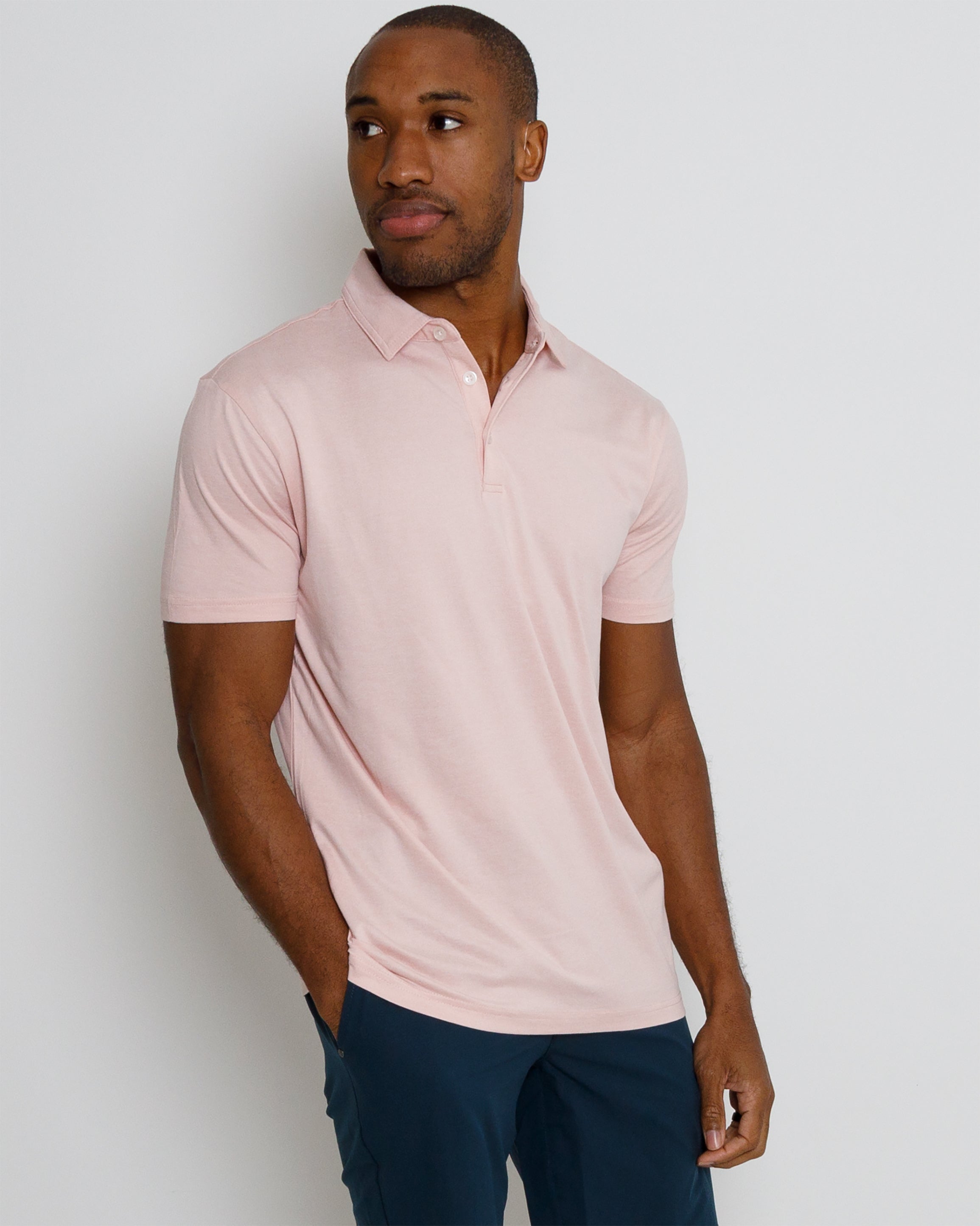 Gamer Polo - Lotus Heather