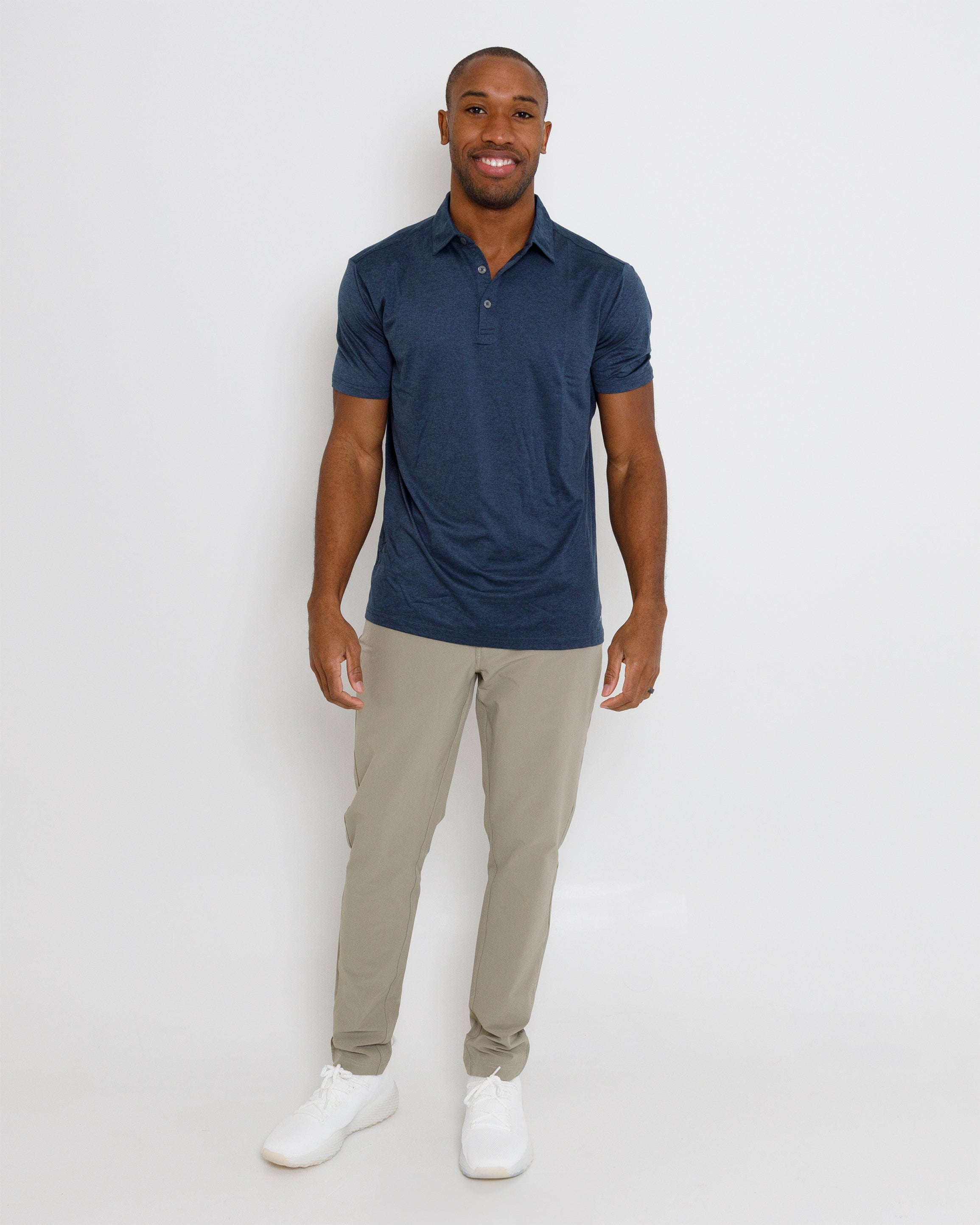 Gamer Polo - Navy Heather