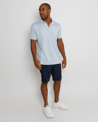Gamer Polo - Niagara Mist Heather