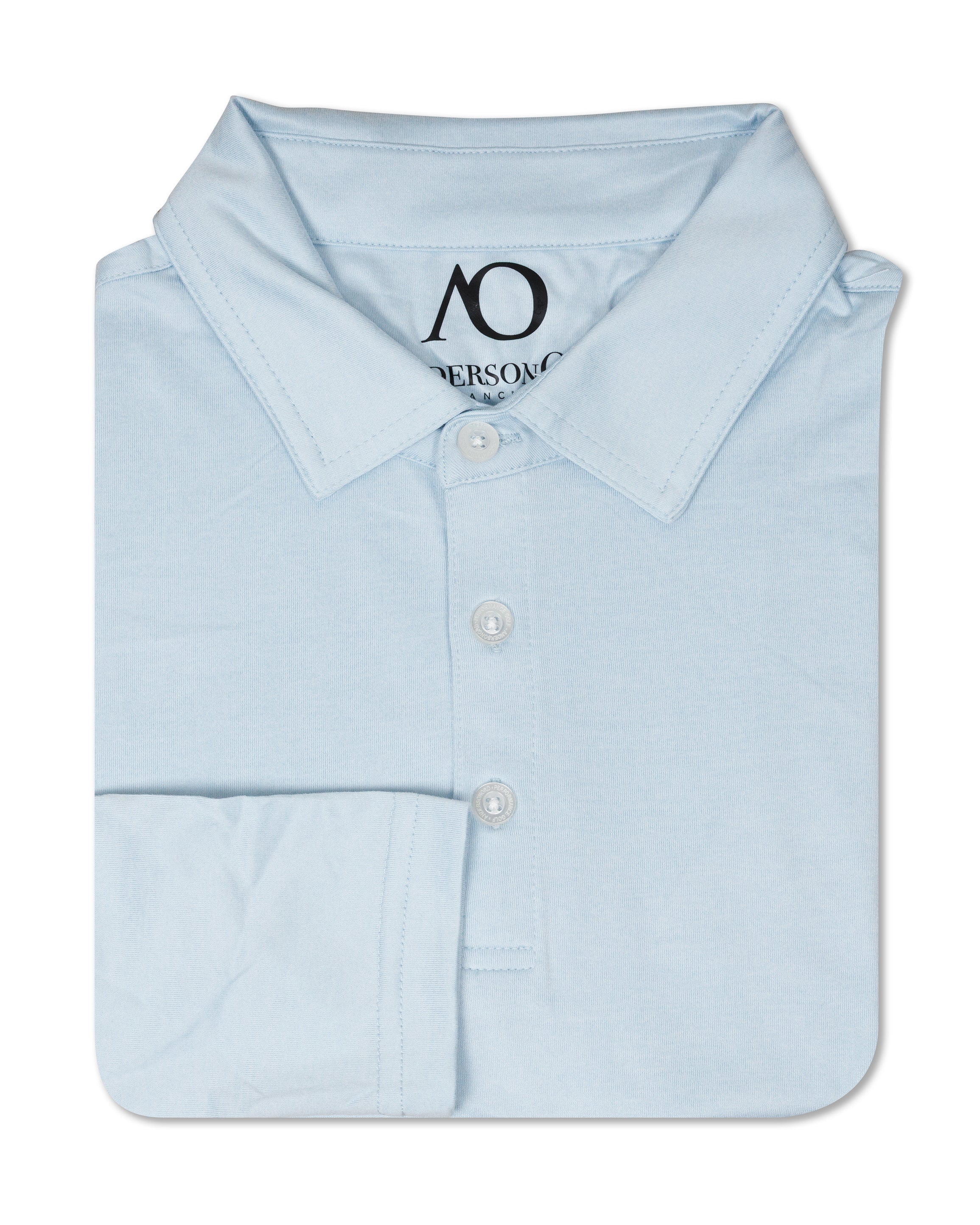 Gamer LS Polo - Sky Heather