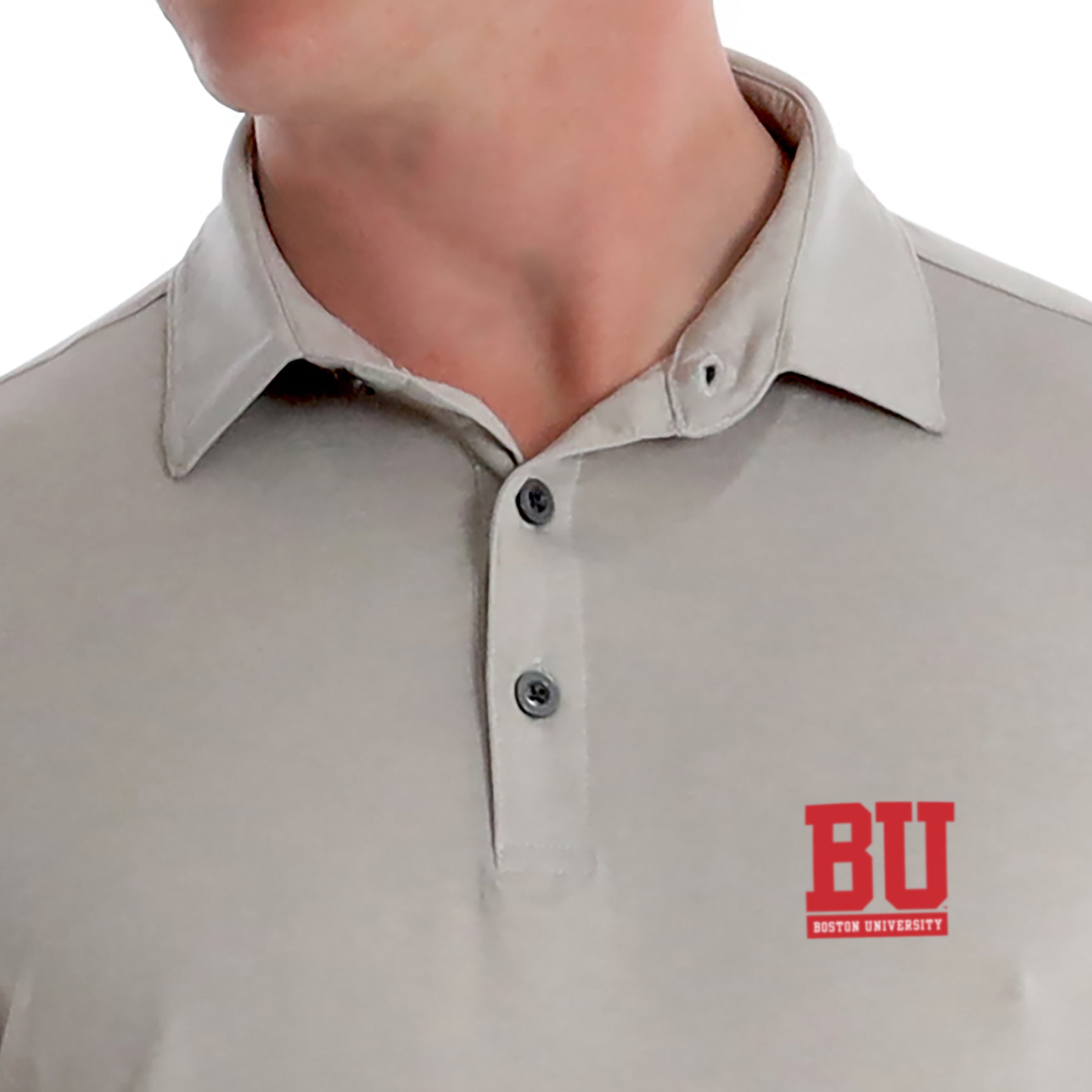 Gamer Polo Boston U - Platinum Heather