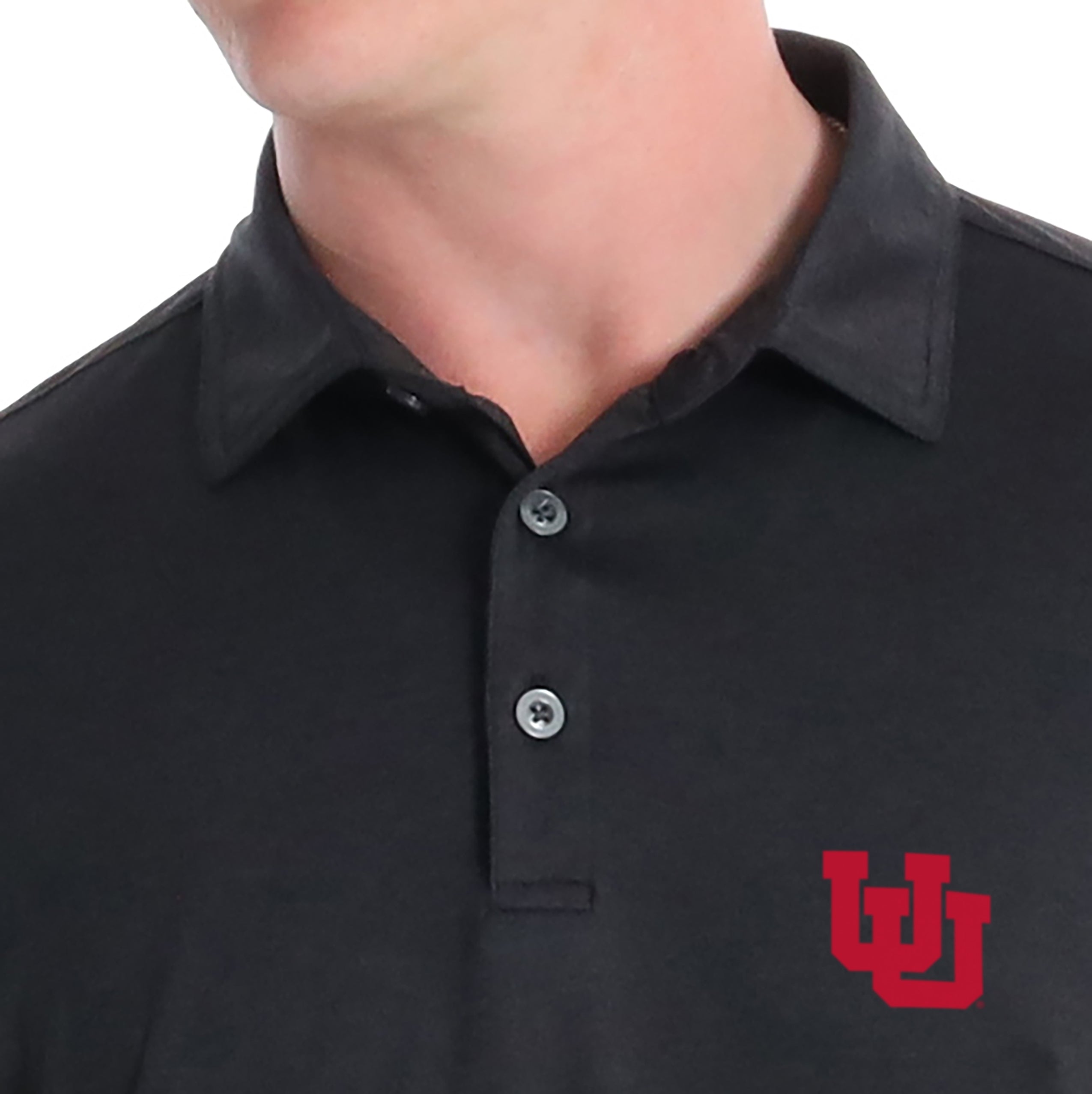 Gamer Polo Utah - Black Heather