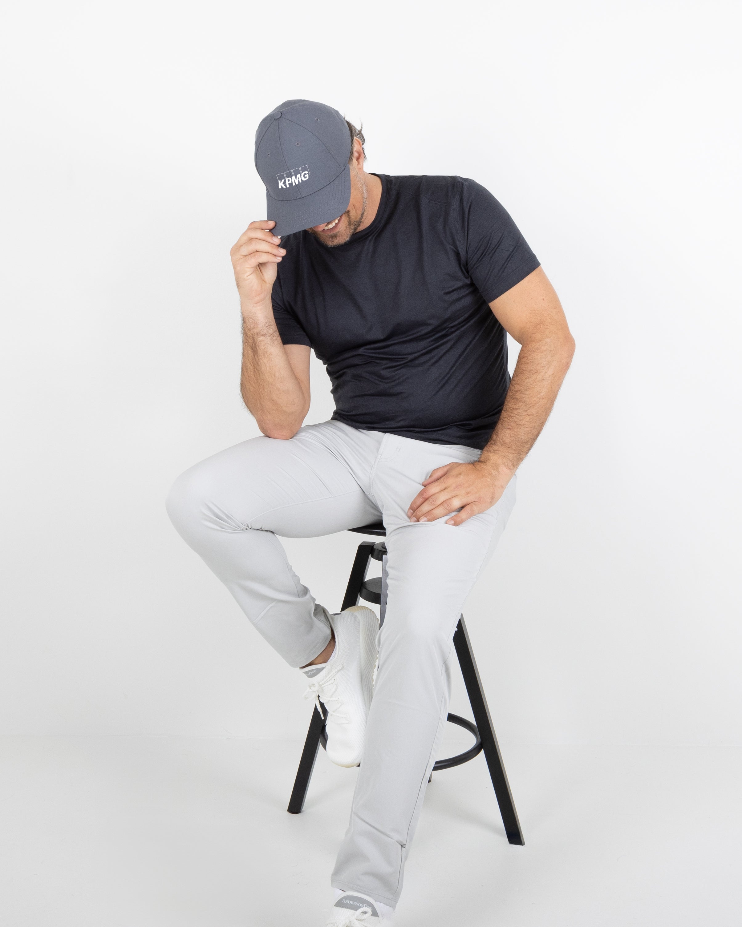 AO Performance Adjustable Hat KPMG - Charcoal