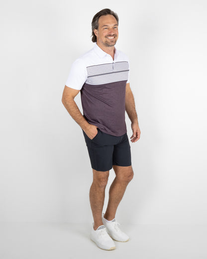 Horizon Polo - White/Flint Heather