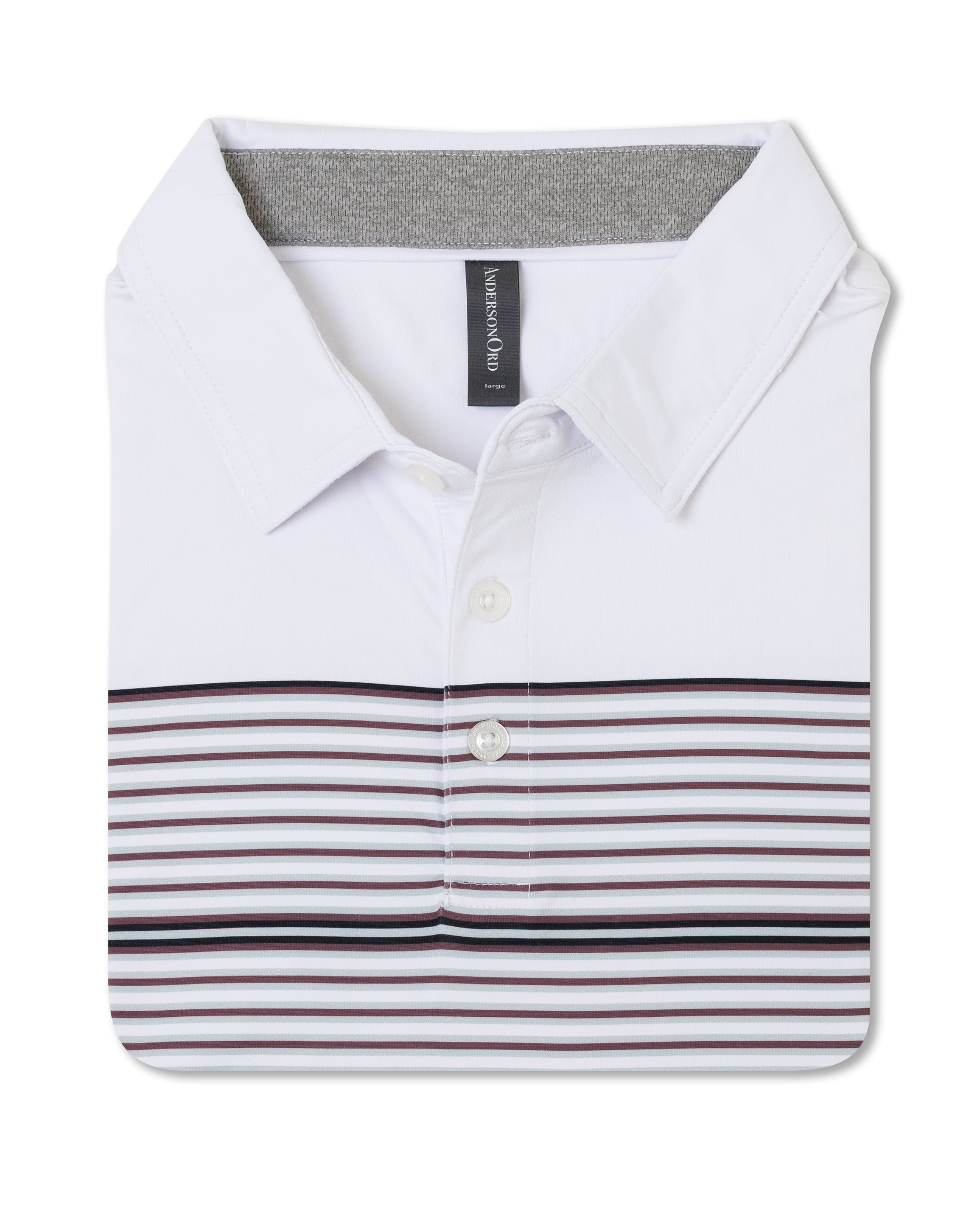 Horizon Polo - White/Flint Heather