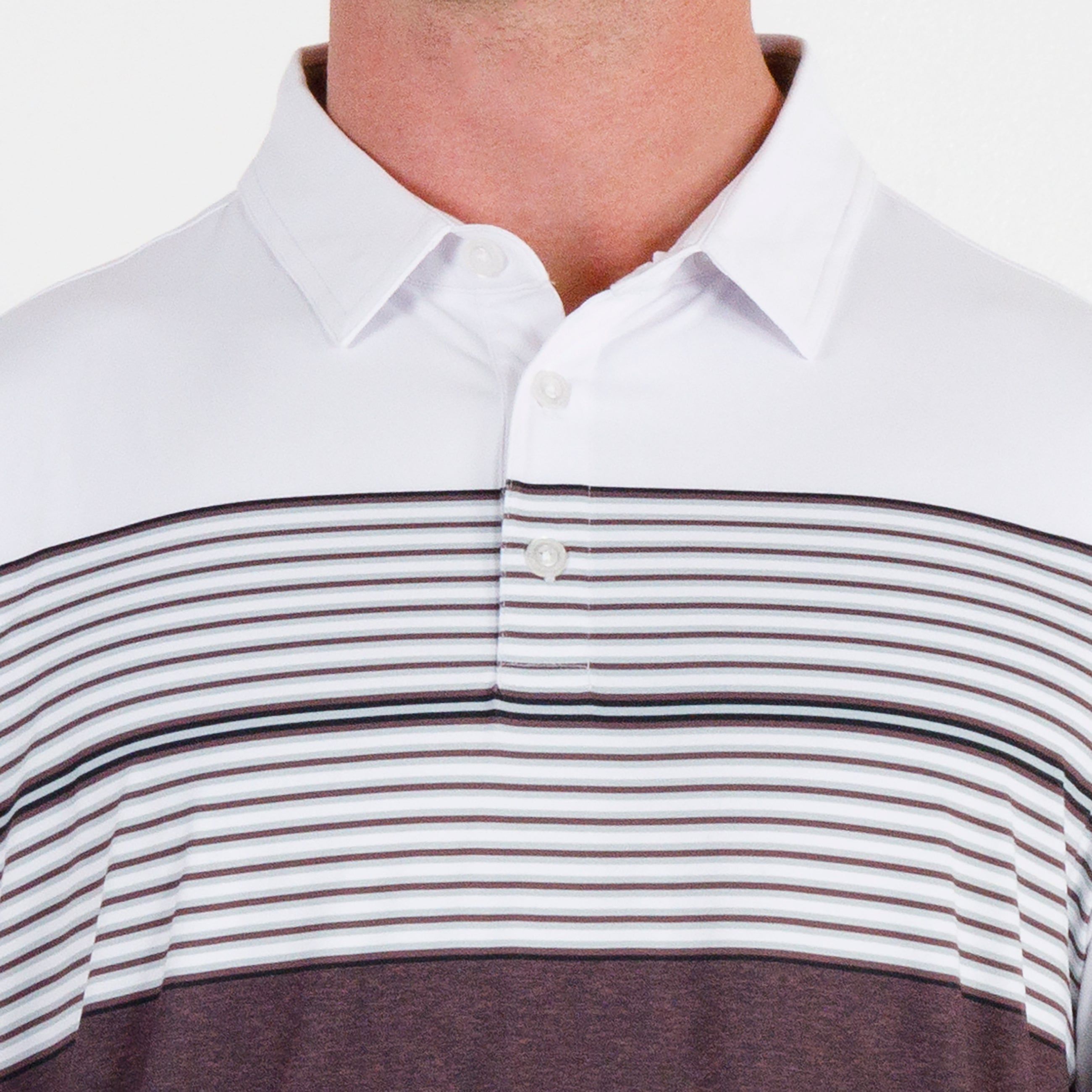 Horizon Polo - White/Flint Heather