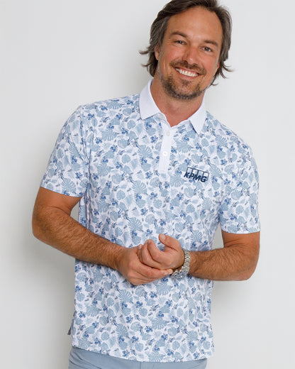 Jeni Polo KPMG - White/Blue Fog/Federal Blue