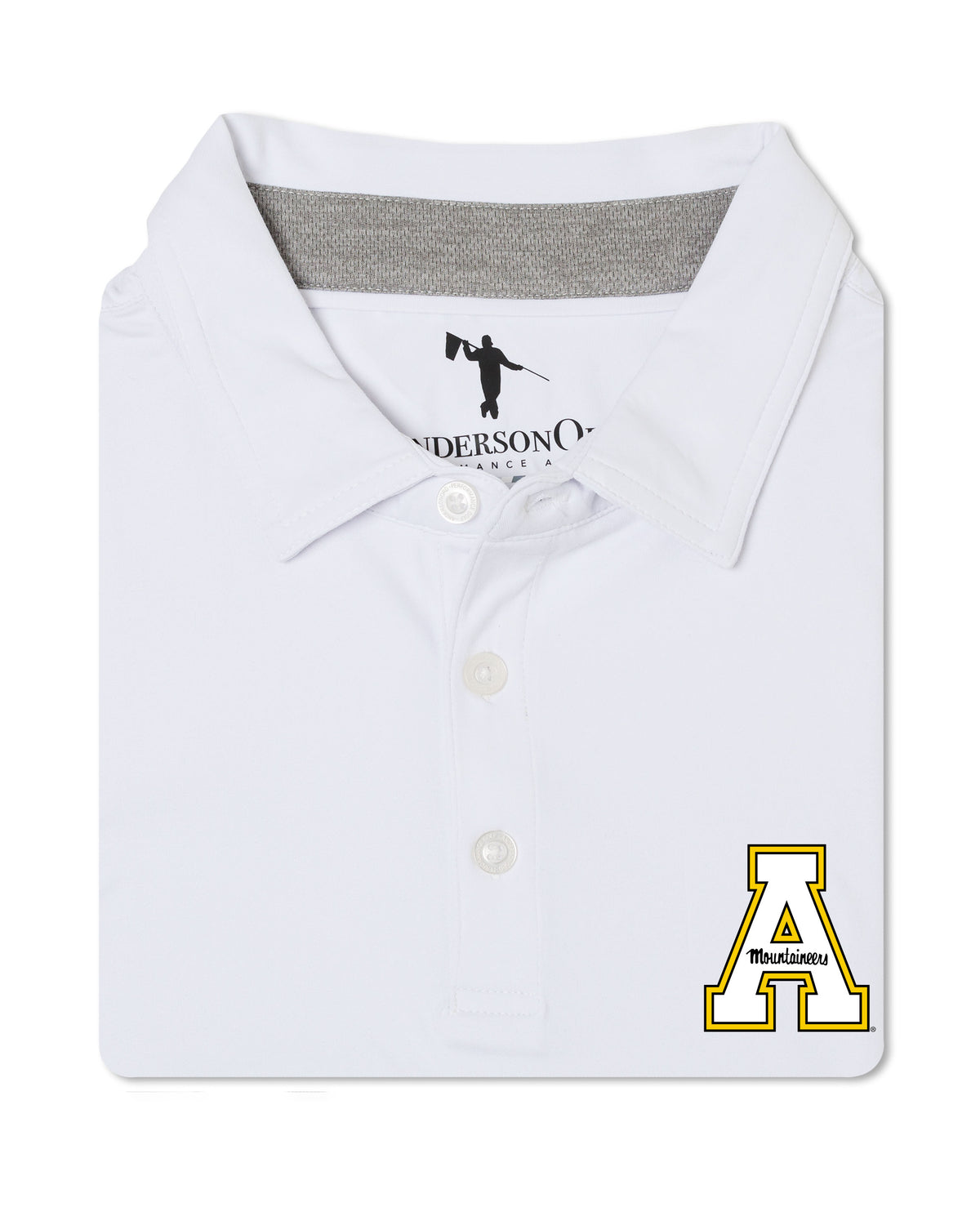 Laddie Polo Appalachian State - White
