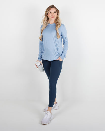 Women's Blacks Beach Hoodie - Ashleigh Blue Heather