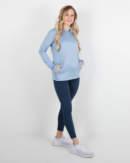 Women's Blacks Beach Hoodie - Ashleigh Blue Heather