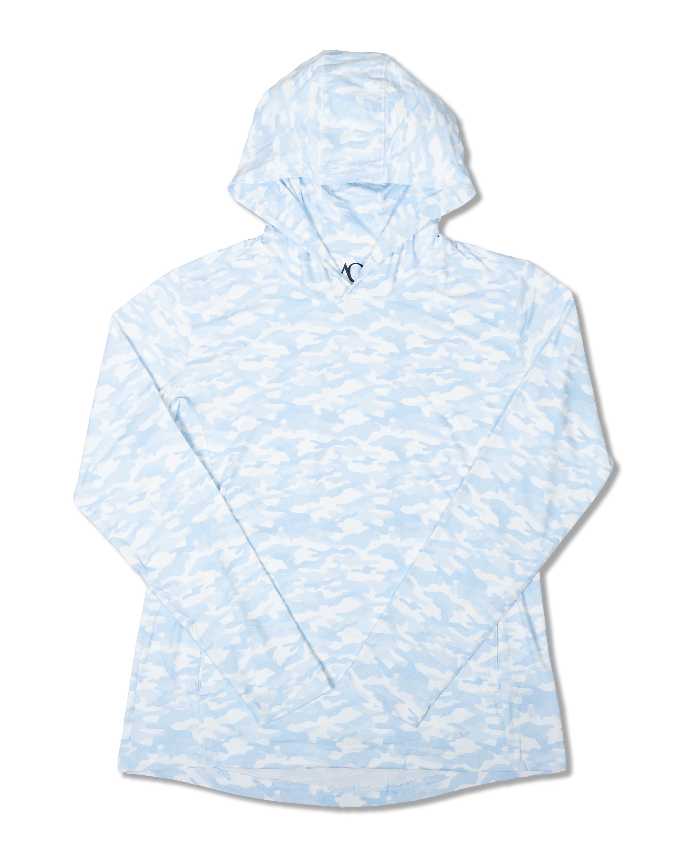 Ladies Blacks Beach Hoodie - Sky Camo