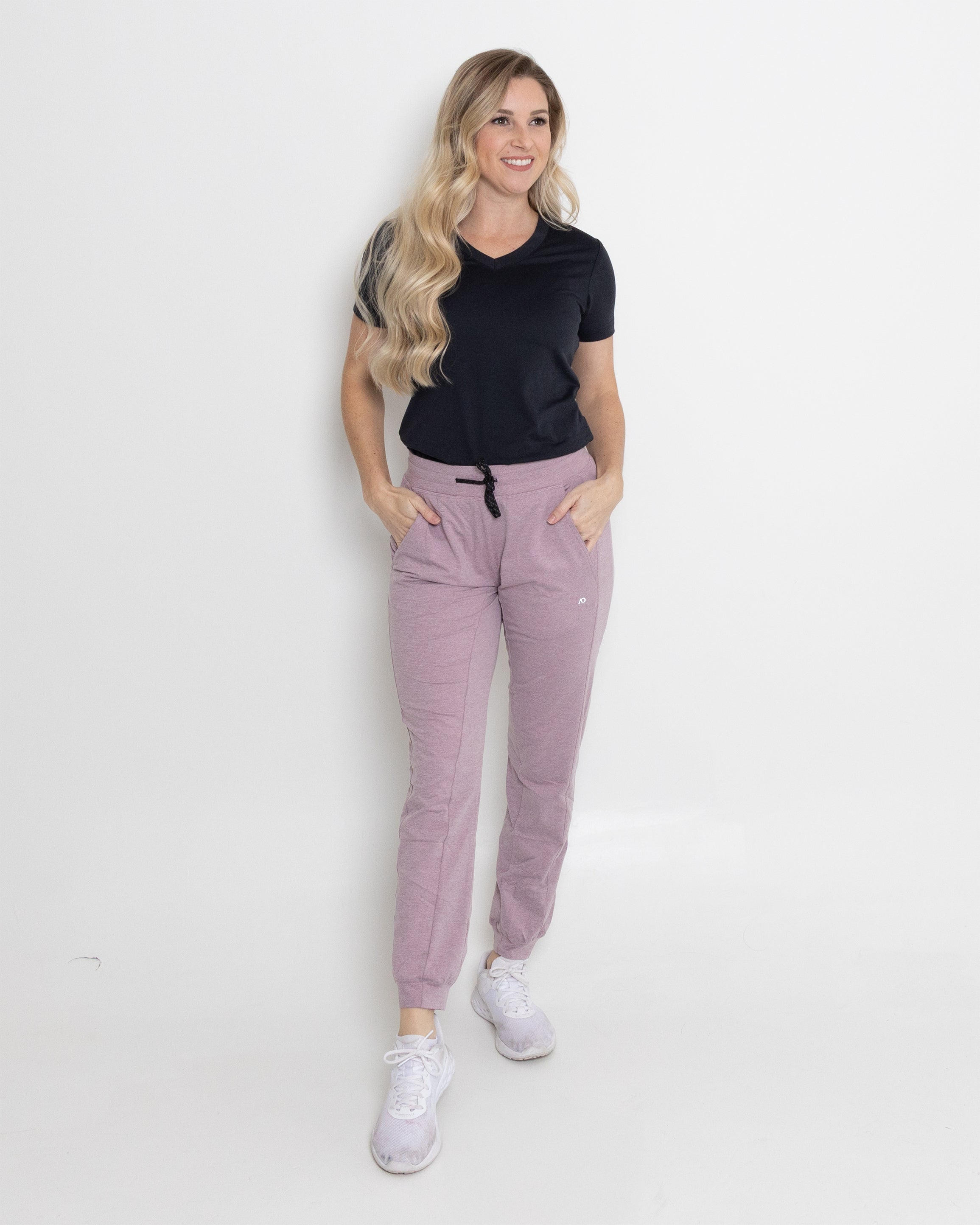 Ladies Performance Jogger - Elderberry Heather