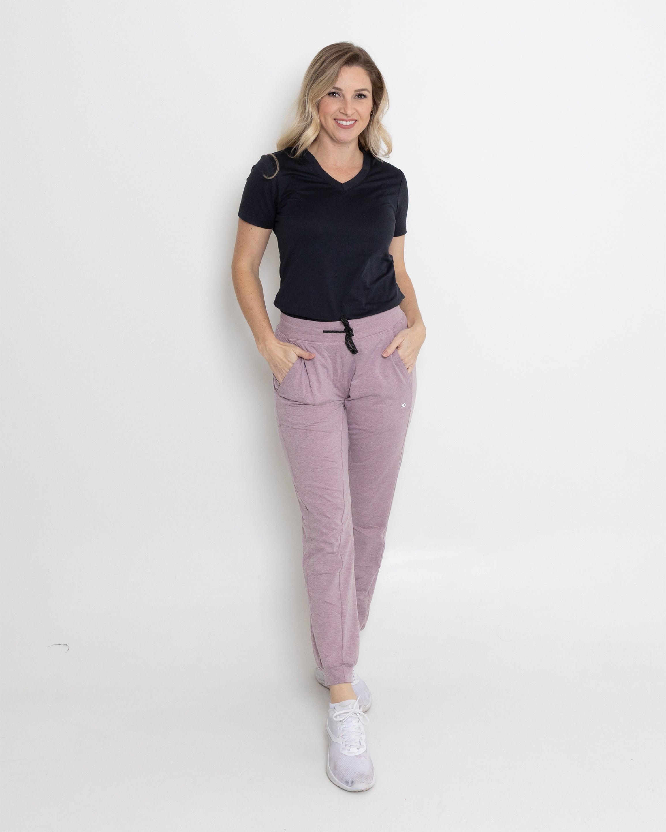 Ladies Performance Jogger - Elderberry Heather