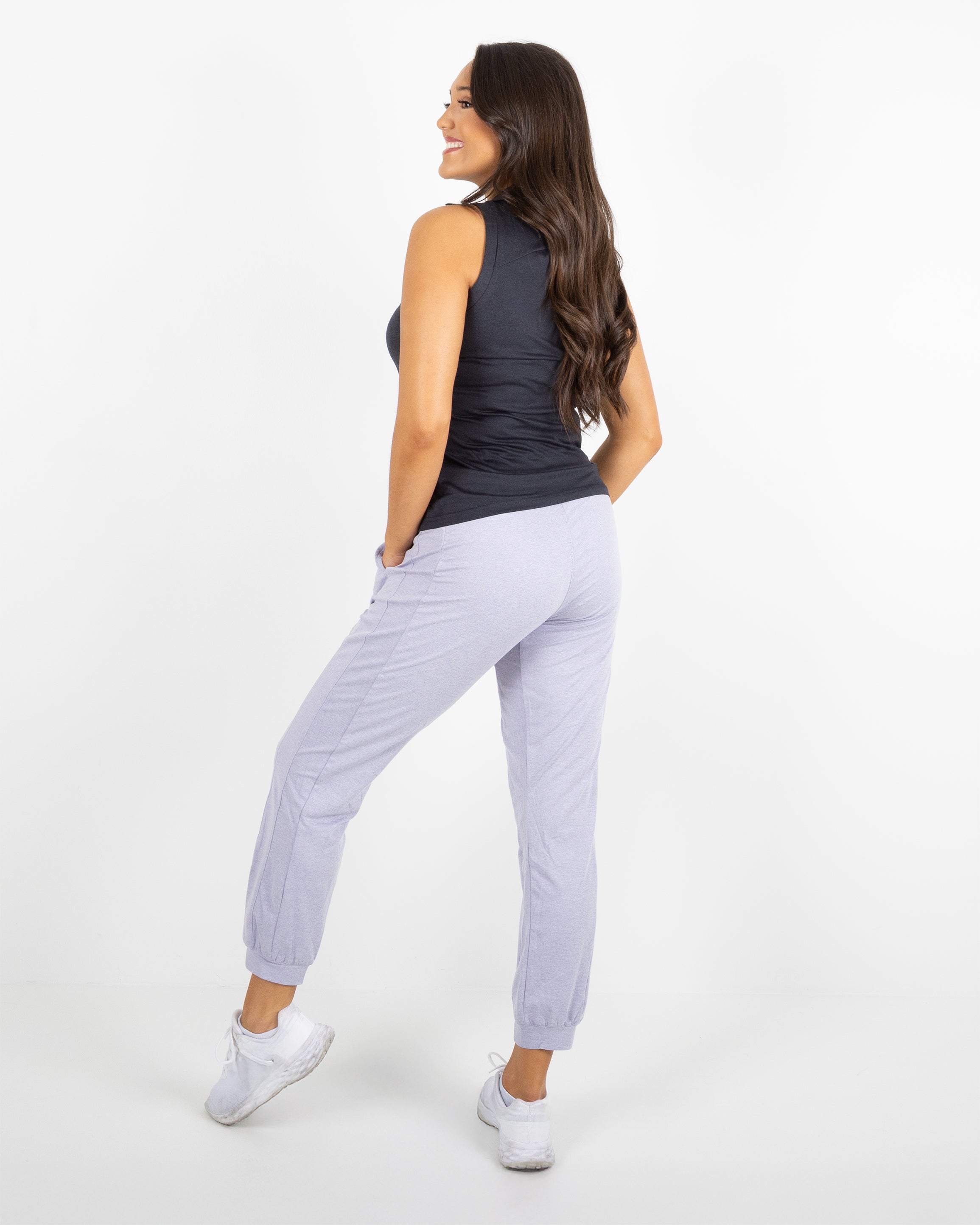 Ladies Performance Jogger - Lavender Heather