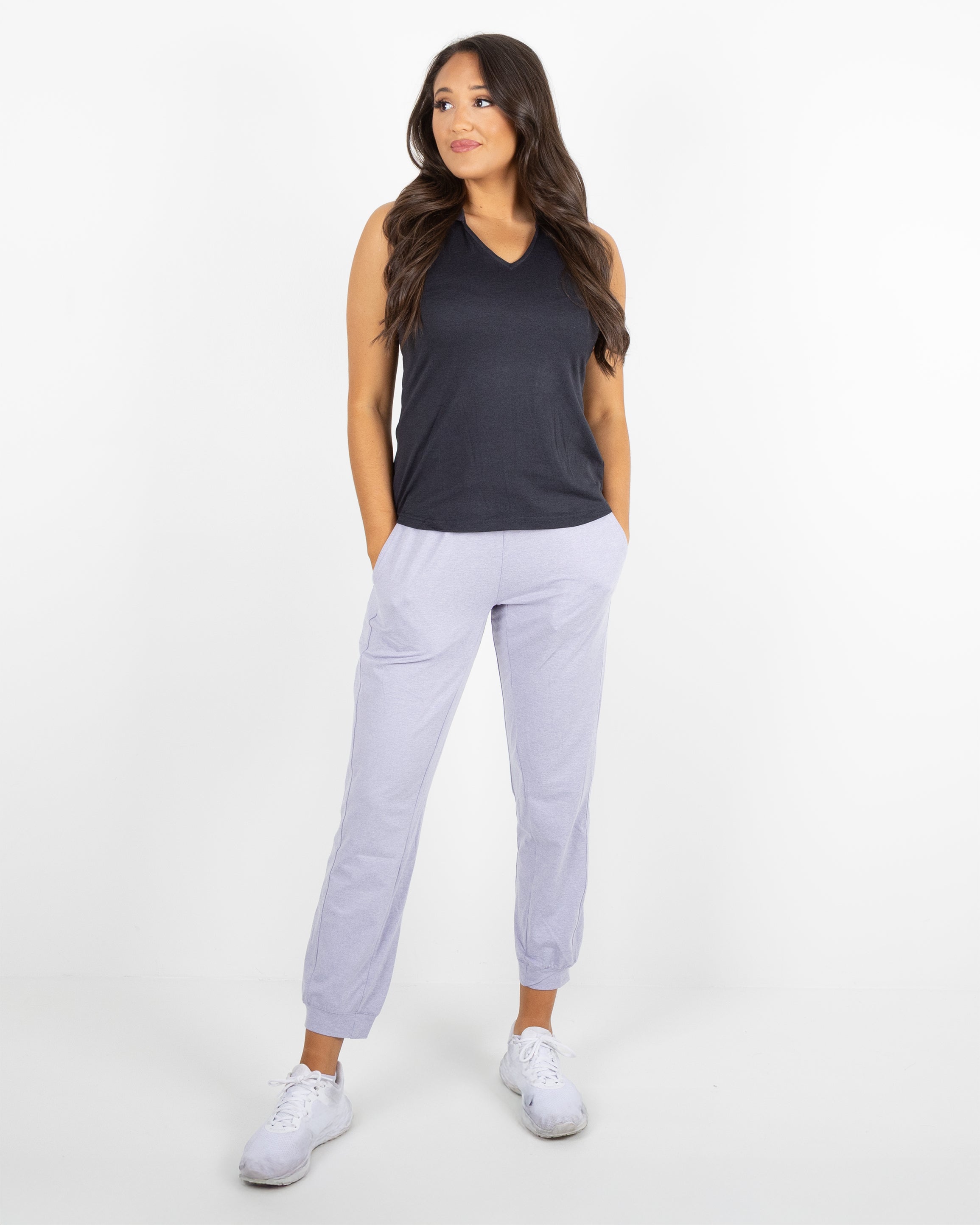 Ladies Performance Jogger - Lavender Heather