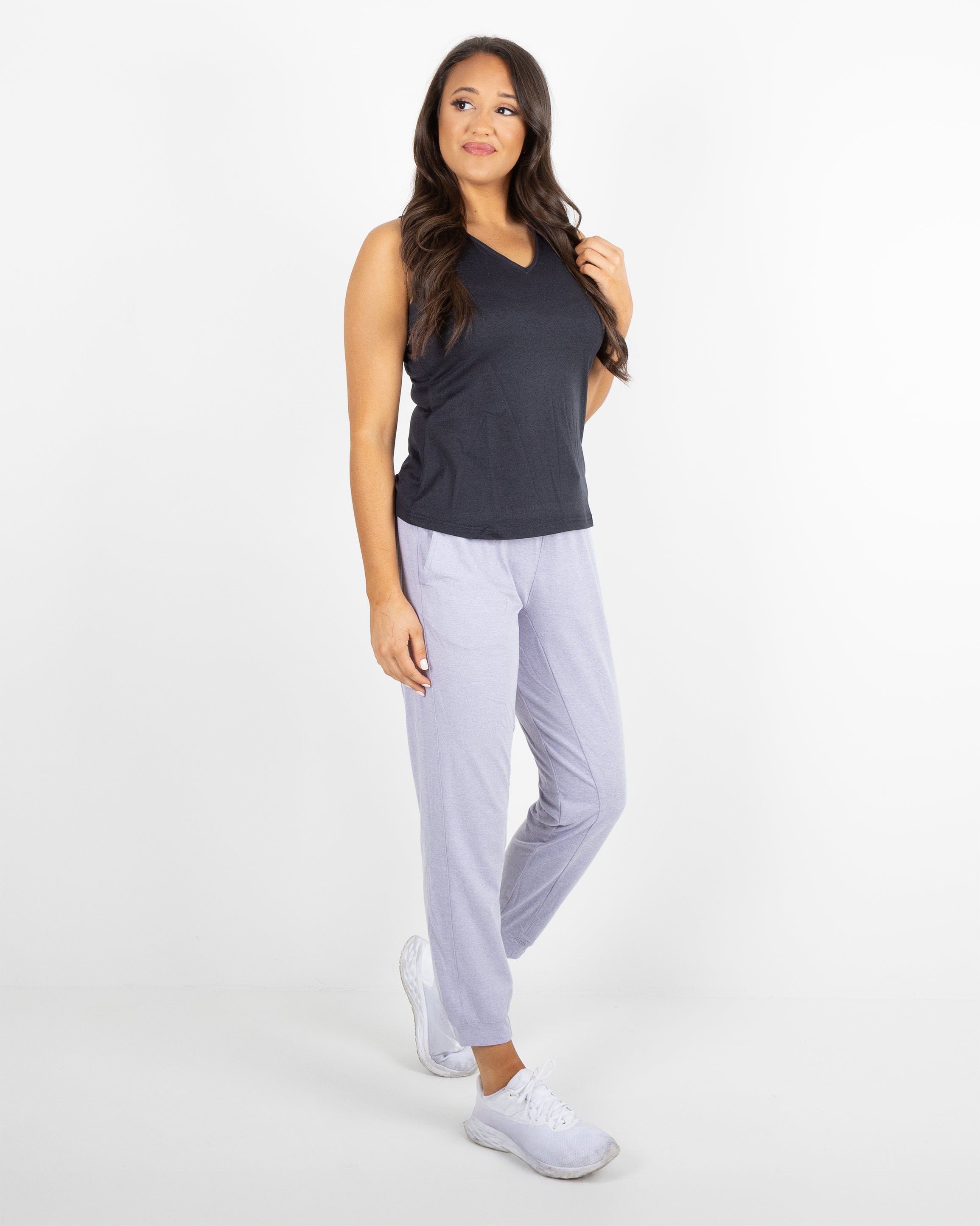 Ladies Performance Jogger - Lavender Heather