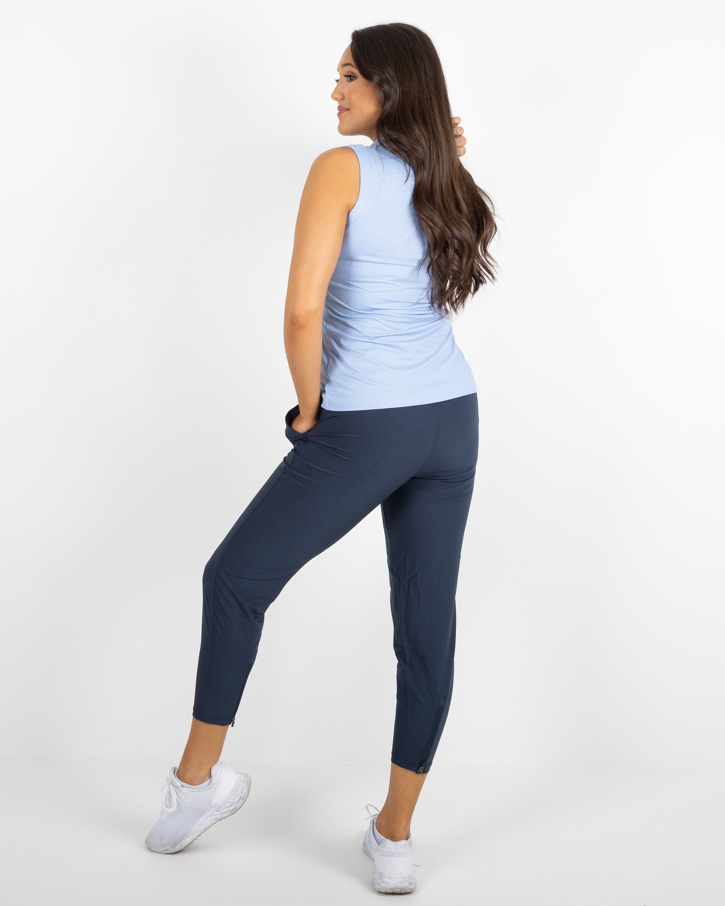 Ladies Solution Jogger - Navy Heather - Petite