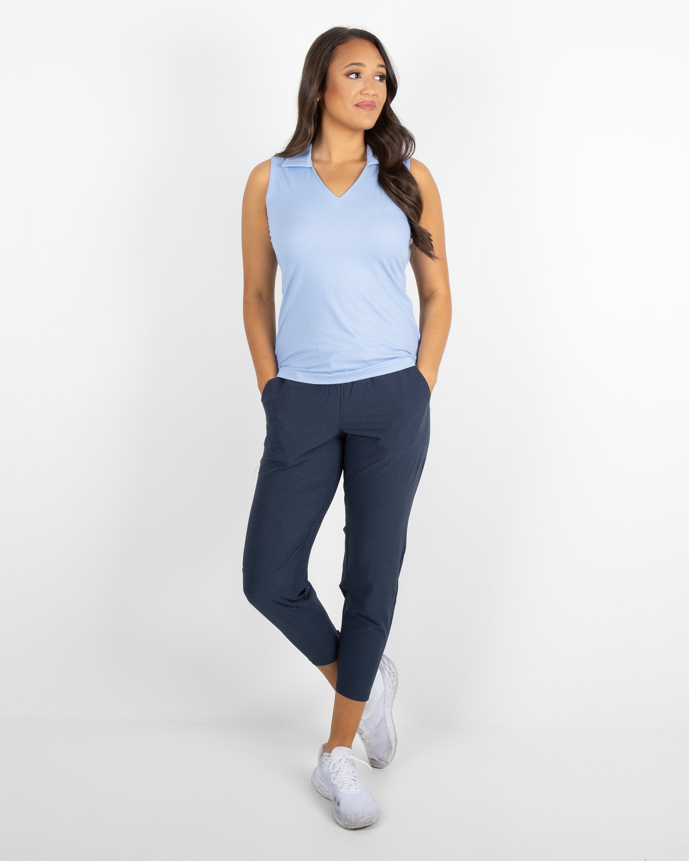 Ladies Solution Jogger - Navy Heather - Petite