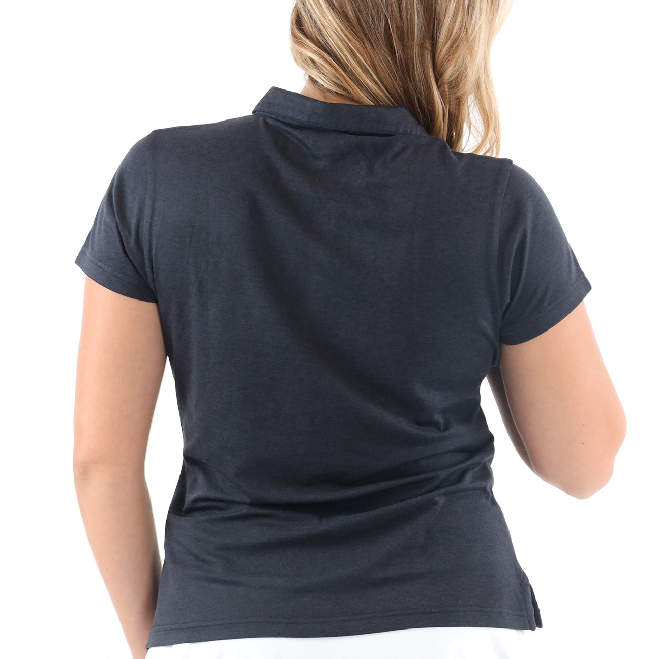 Lady Gamer Polo MSU - Black Heather