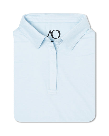 Women's Gamer Polo - Sky Heather