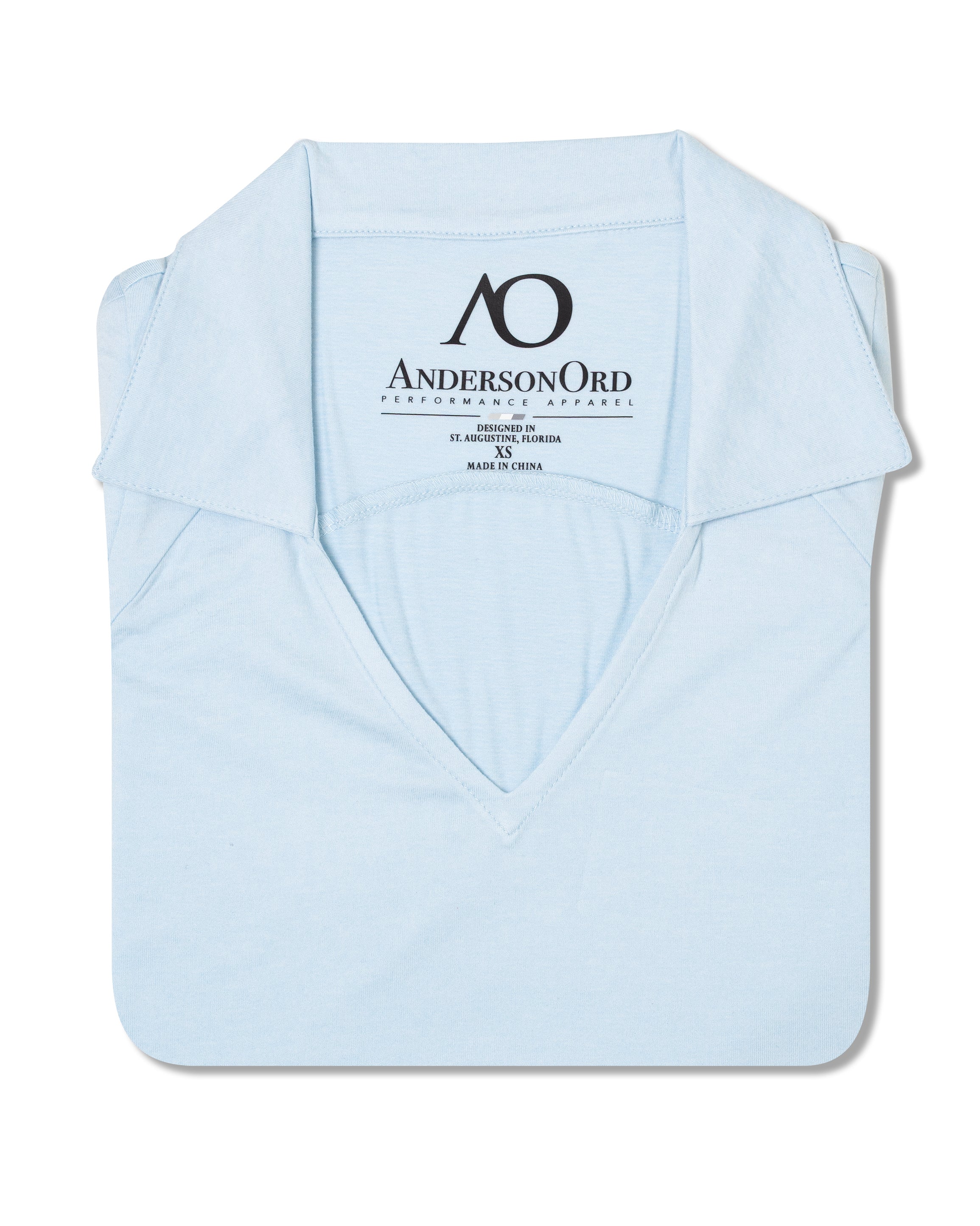 Women's Gamer Sleeveless Polo - Sky Heather