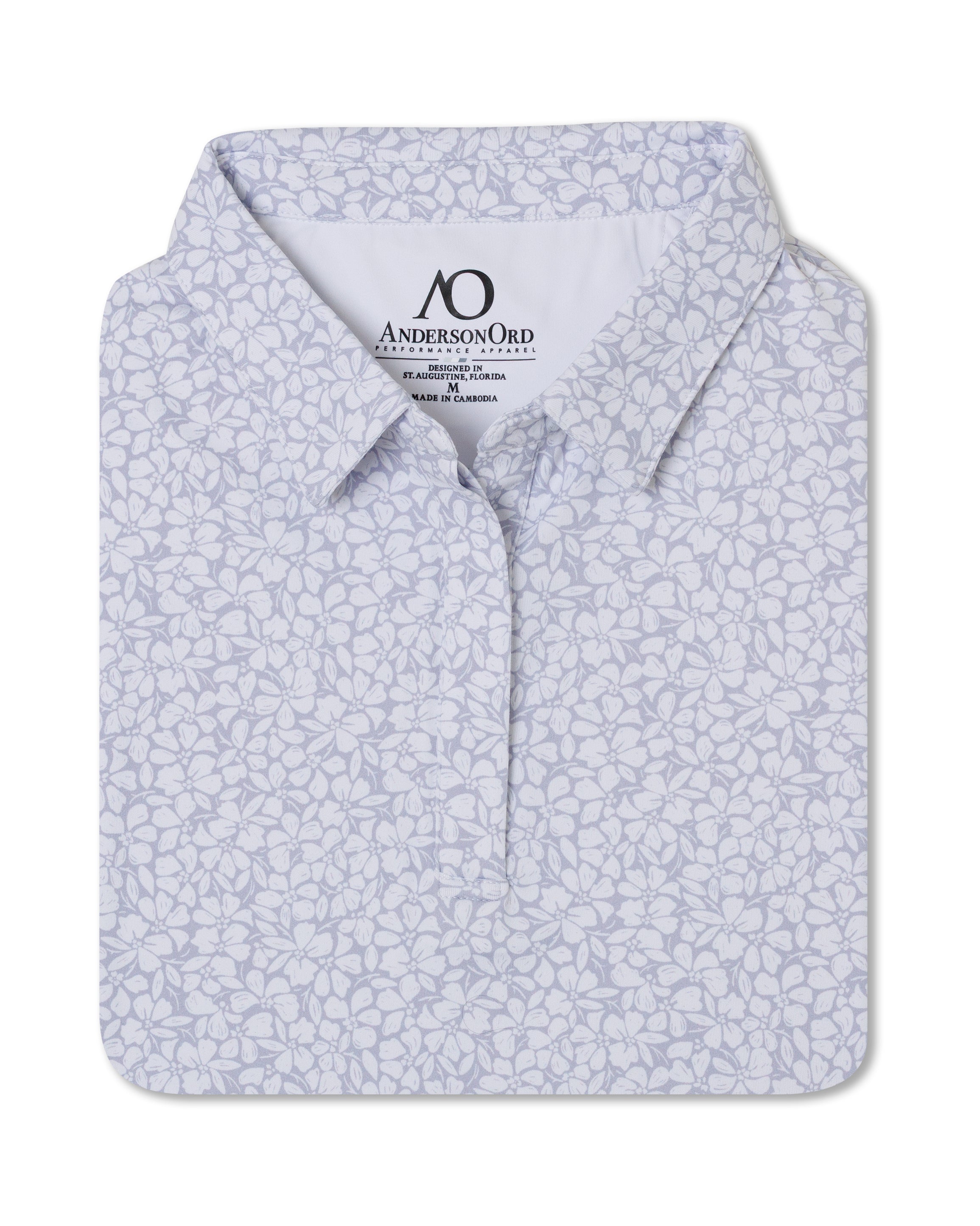 Lady Poppy Polo - Lavender/White