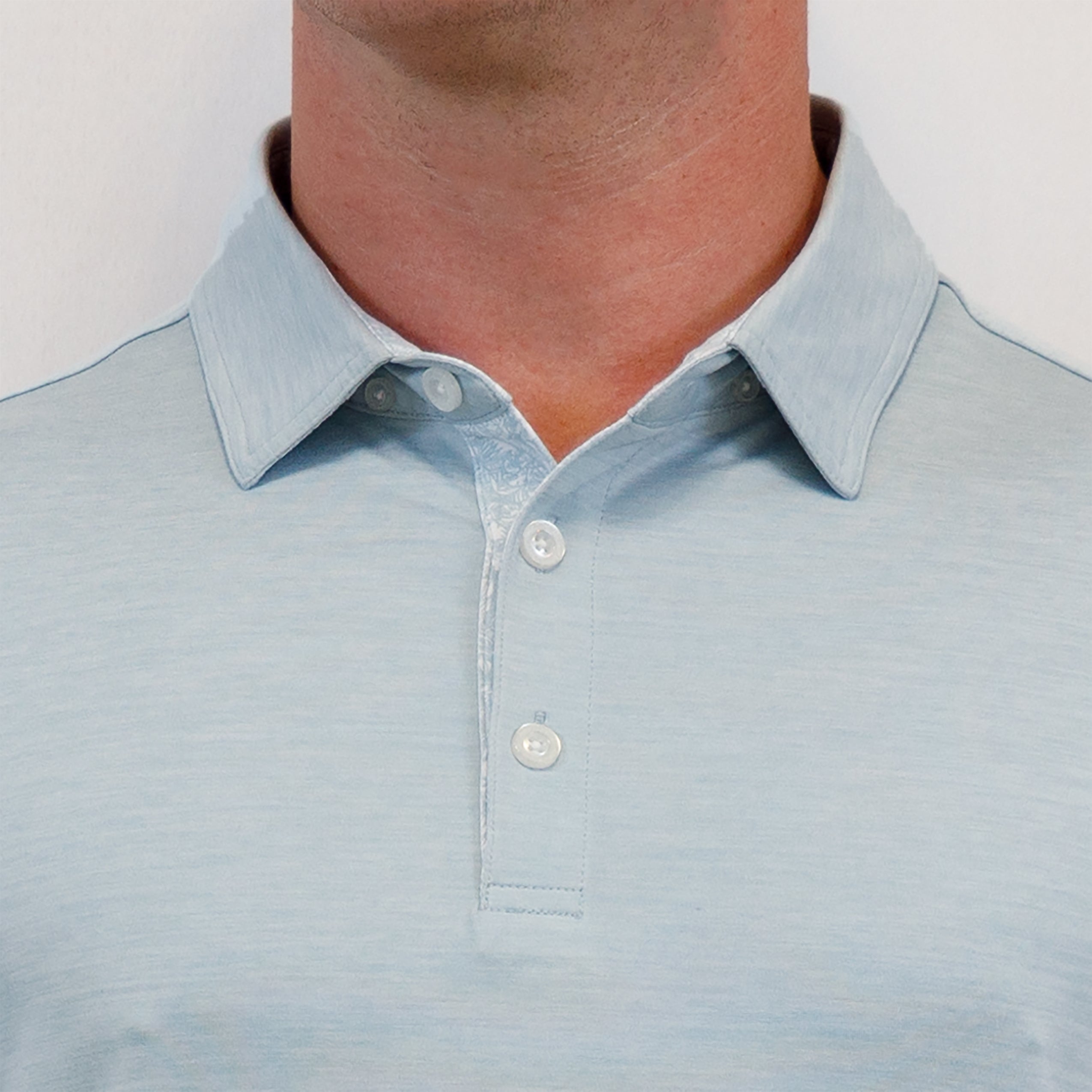 Lagoon Polo - Skyway Heather